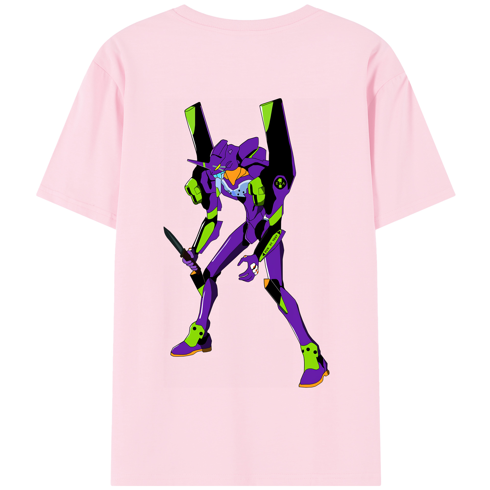 （画像用） EVA 新世紀エヴァンゲリオン 綿100％半袖Tシャツ（背面プリント）