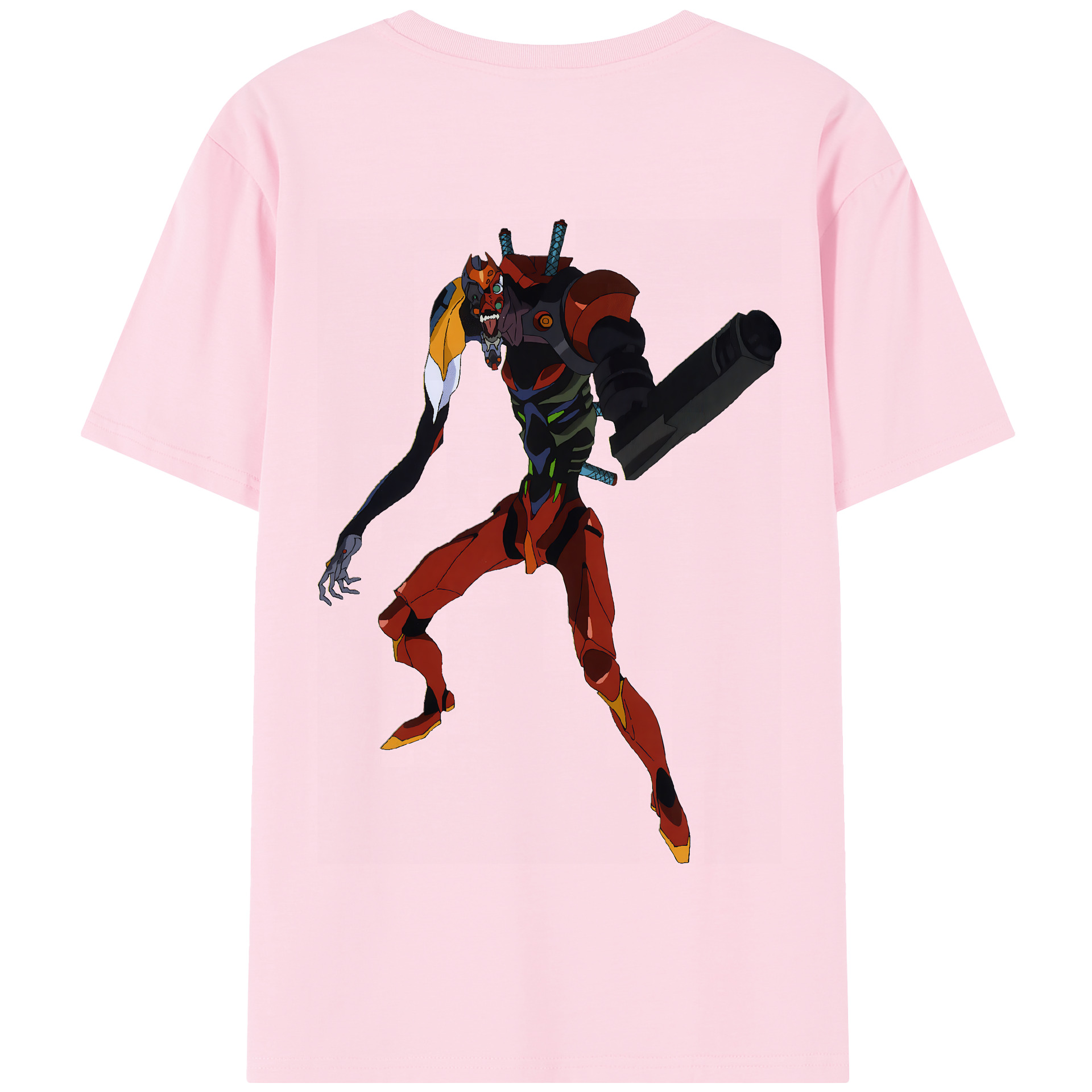 （画像用） EVA 新世紀エヴァンゲリオン 綿100％半袖Tシャツ（背面プリント）