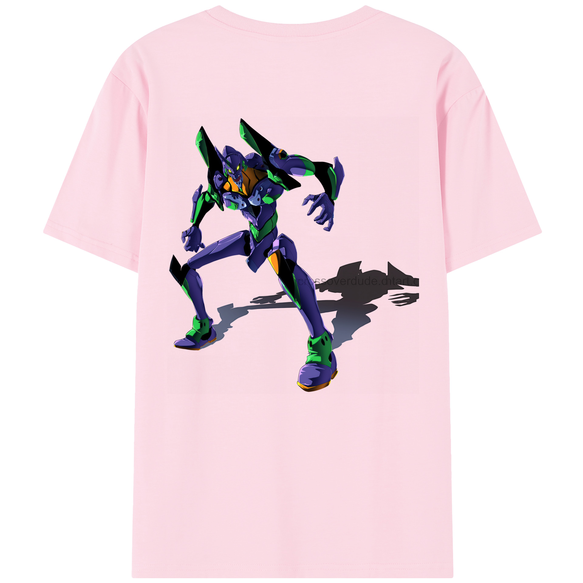 （画像用） EVA 新世紀エヴァンゲリオン 綿100％半袖Tシャツ（背面プリント）