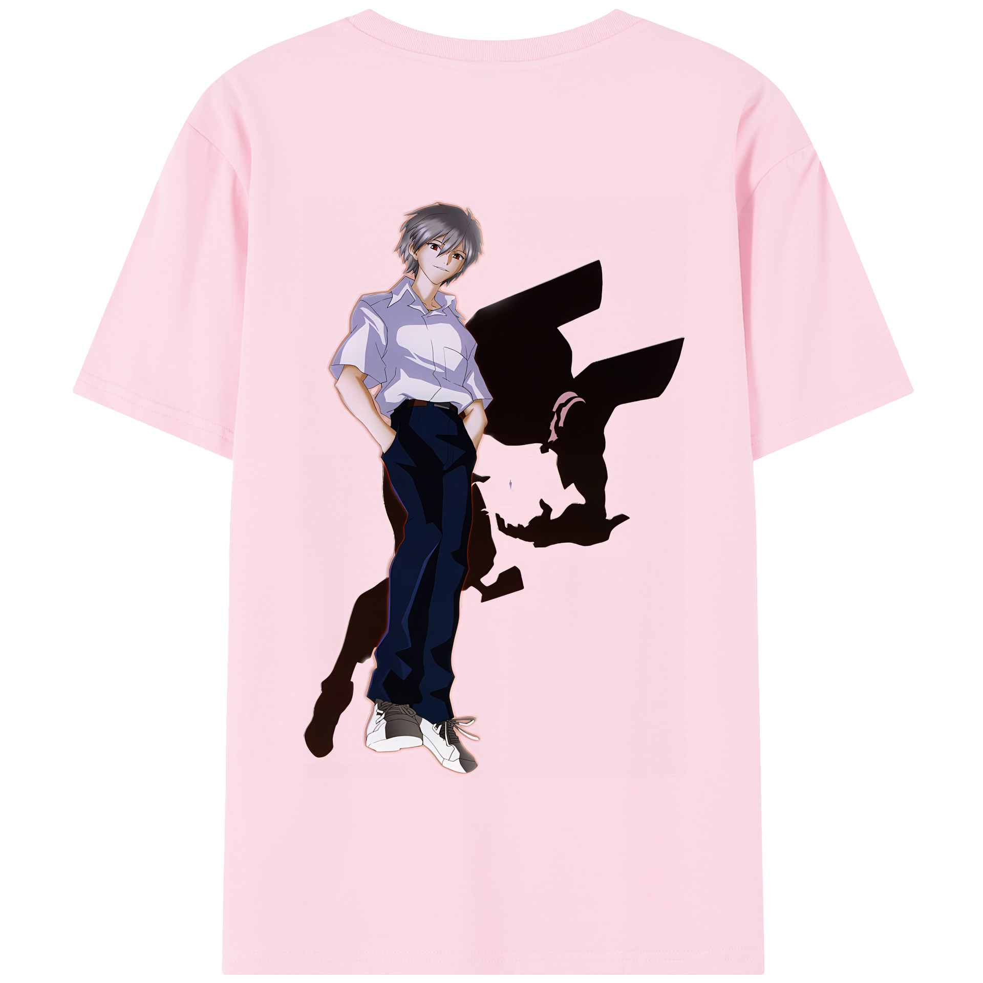 （画像用） EVA 新世紀エヴァンゲリオン 綿100％半袖Tシャツ（背面プリント）