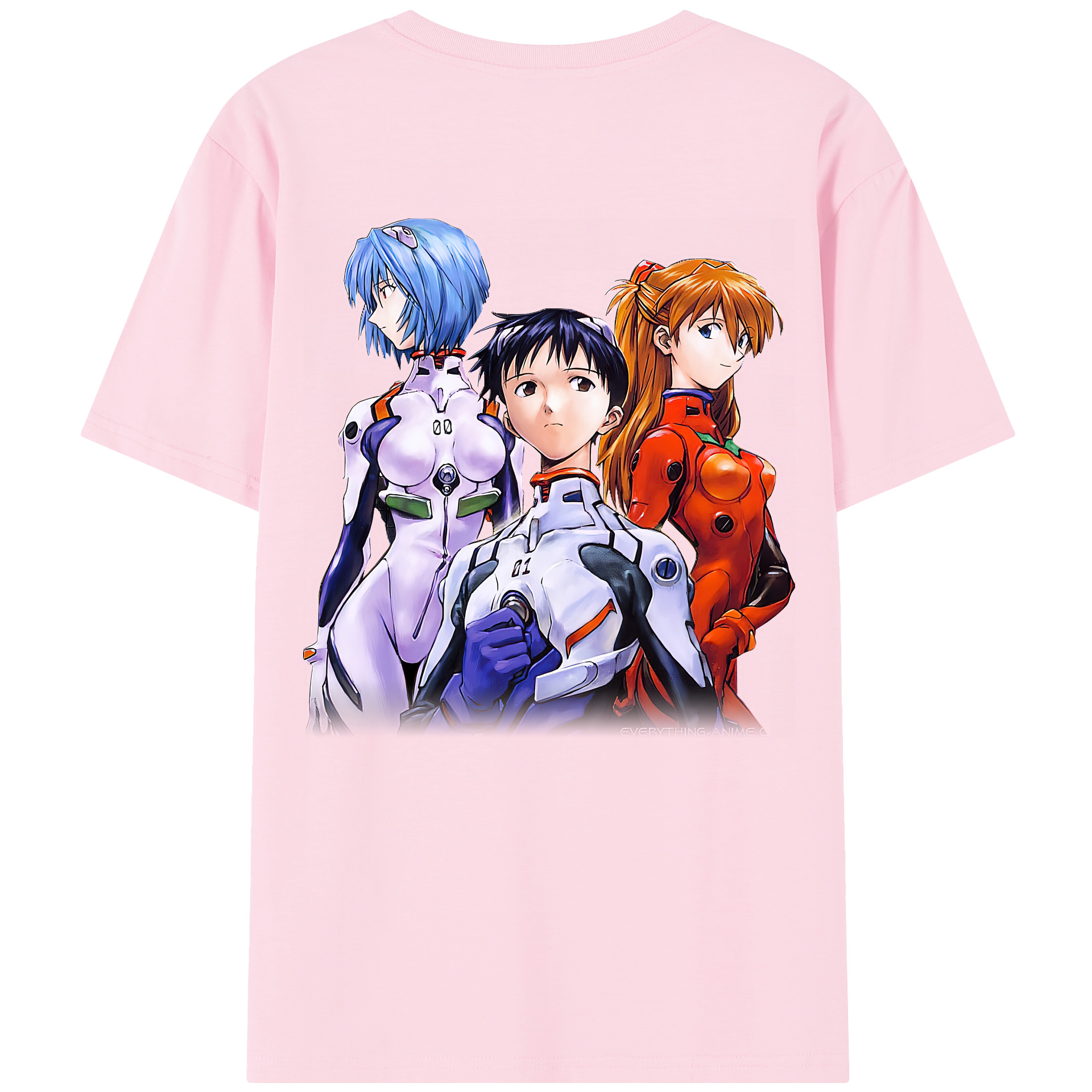 （画像用） EVA 新世紀エヴァンゲリオン 綿100％半袖Tシャツ（背面プリント）