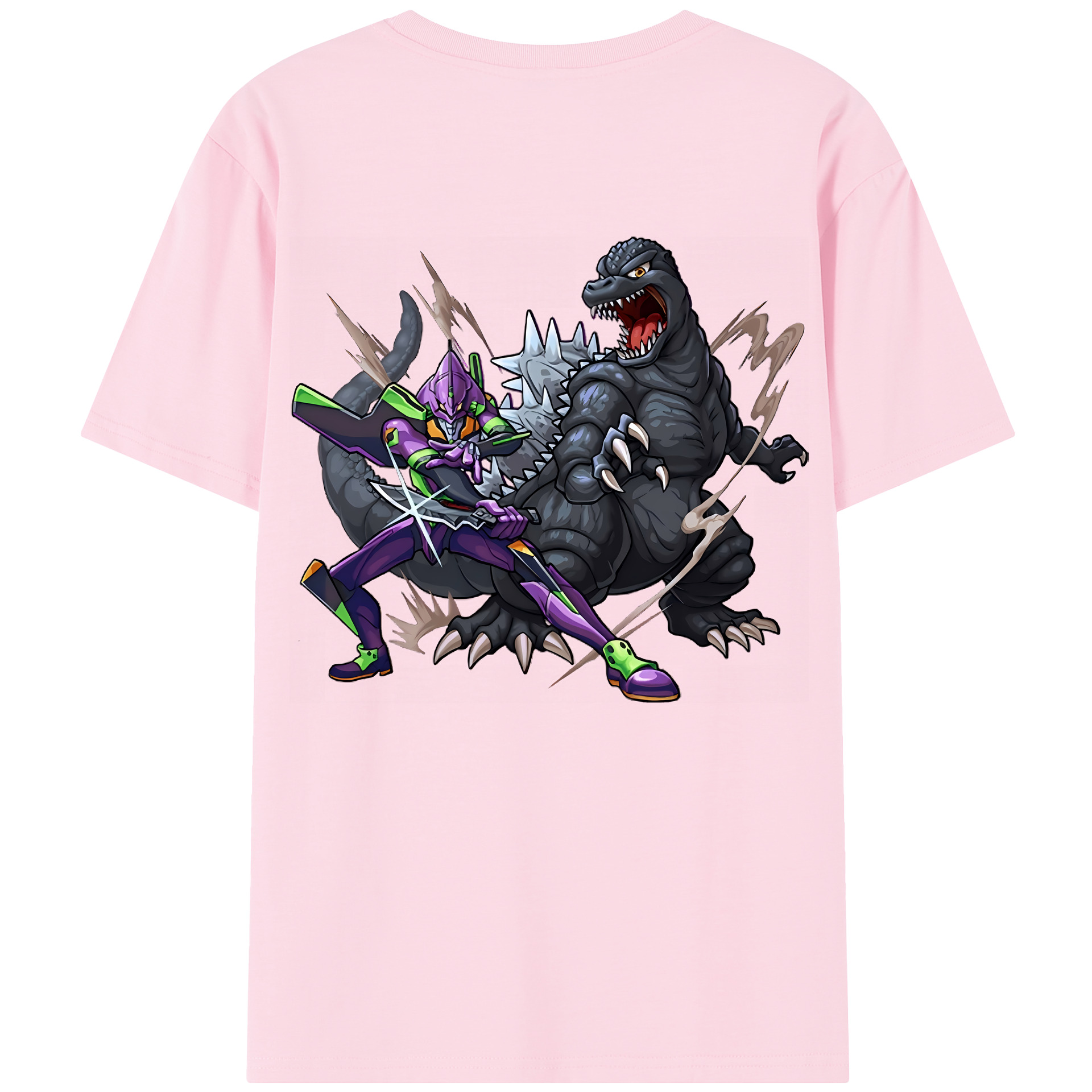 （画像用） EVA 新世紀エヴァンゲリオン 綿100％半袖Tシャツ（背面プリント）