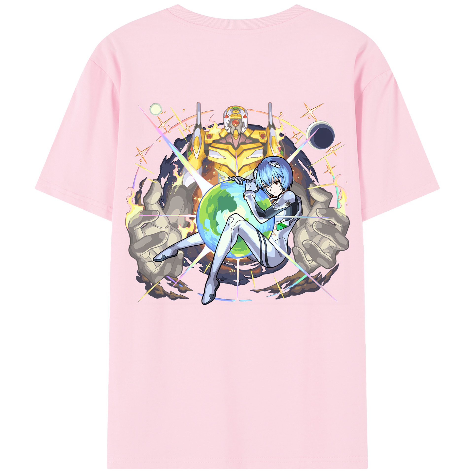 （画像用） EVA 新世紀エヴァンゲリオン 綿100％半袖Tシャツ（背面プリント）