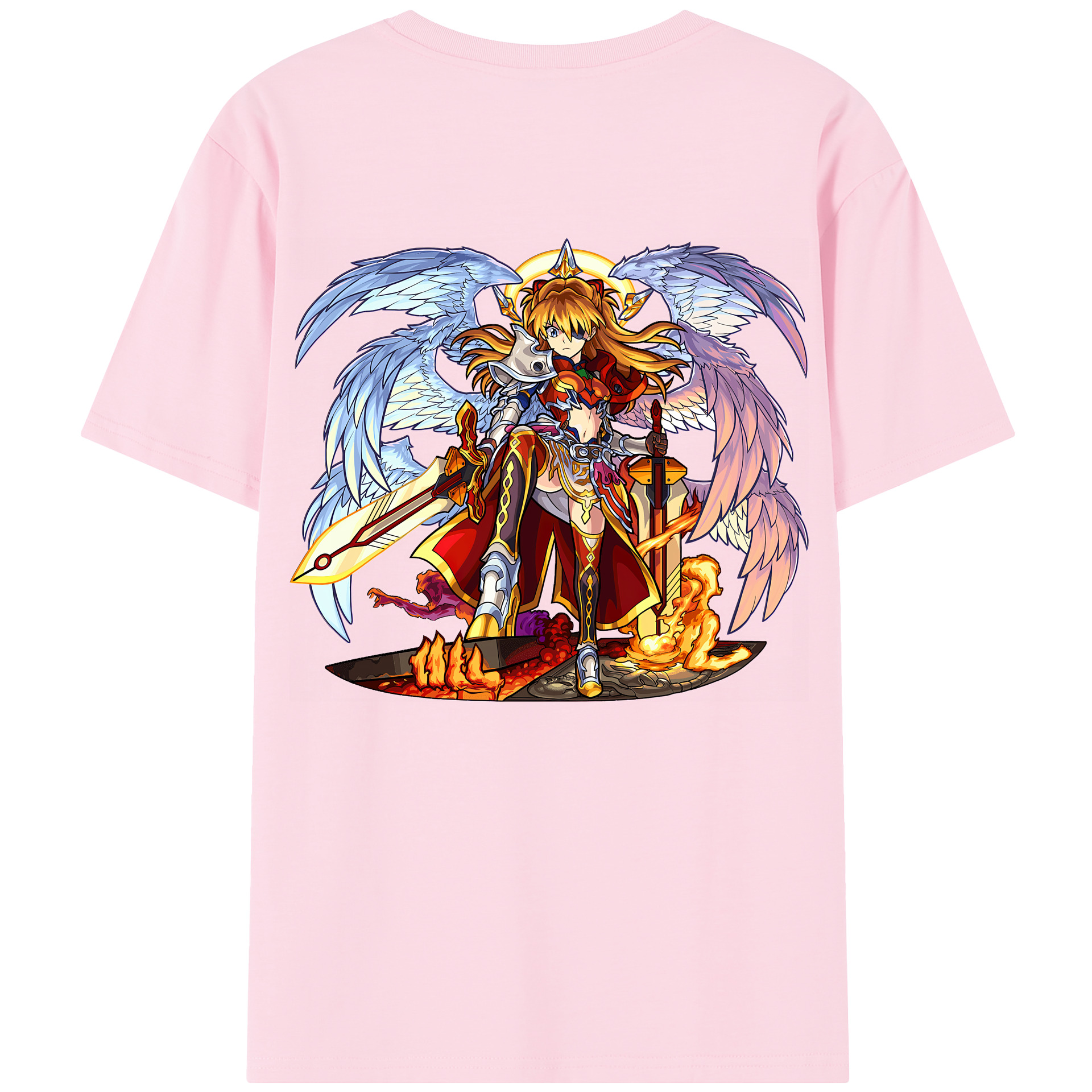 （画像用） EVA 新世紀エヴァンゲリオン 綿100％半袖Tシャツ（背面プリント）