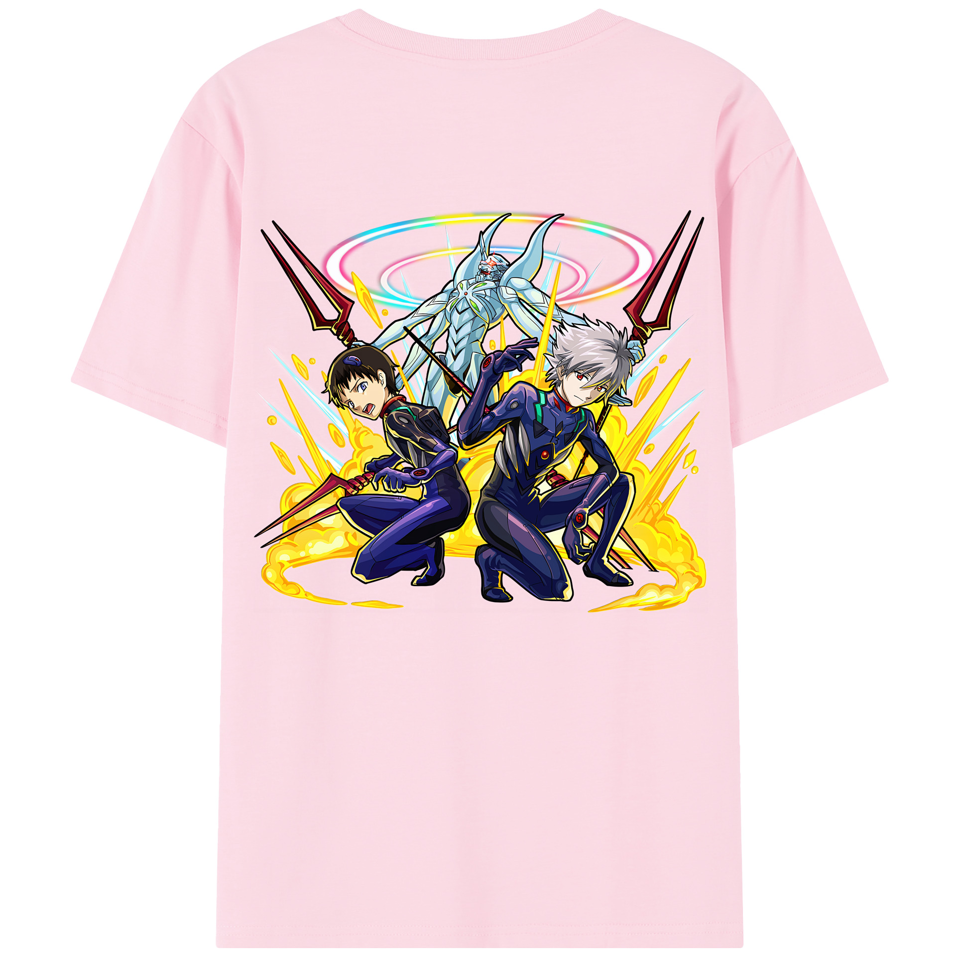 （画像用） EVA 新世紀エヴァンゲリオン 綿100％半袖Tシャツ（背面プリント）