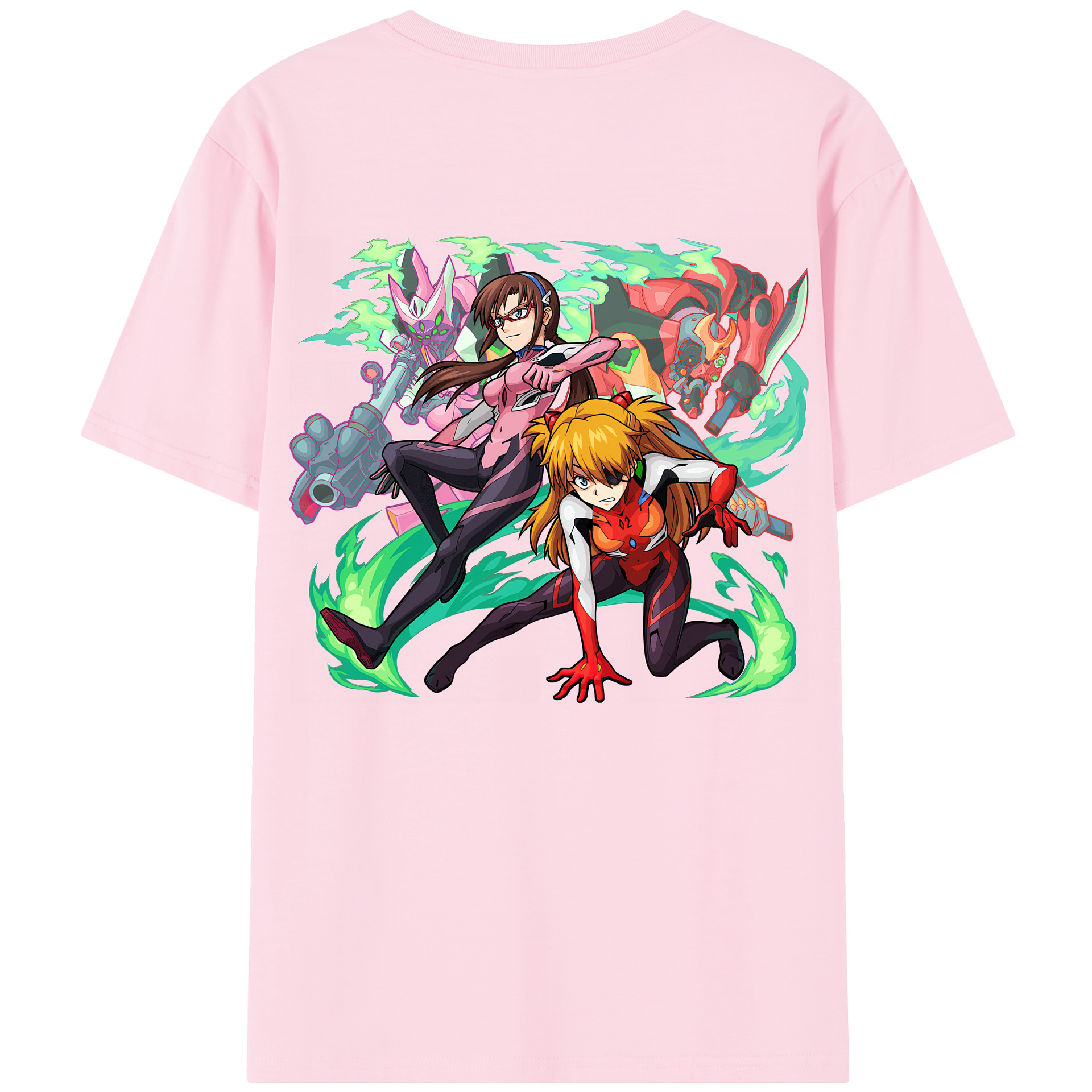 （画像用） EVA 新世紀エヴァンゲリオン 綿100％半袖Tシャツ（背面プリント）