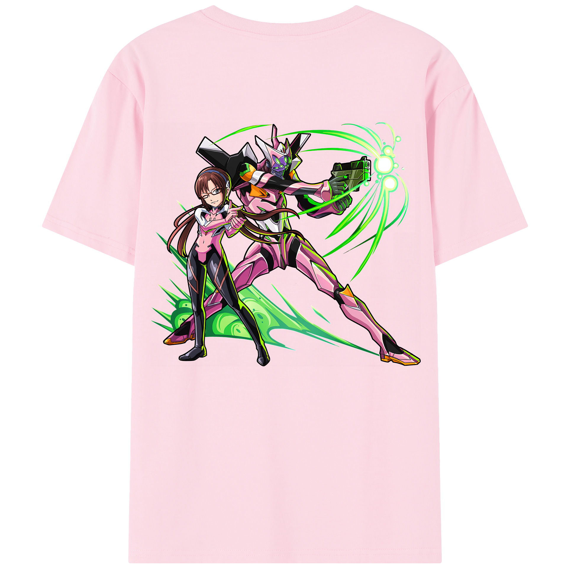 （画像用） EVA 新世紀エヴァンゲリオン 綿100％半袖Tシャツ（背面プリント）