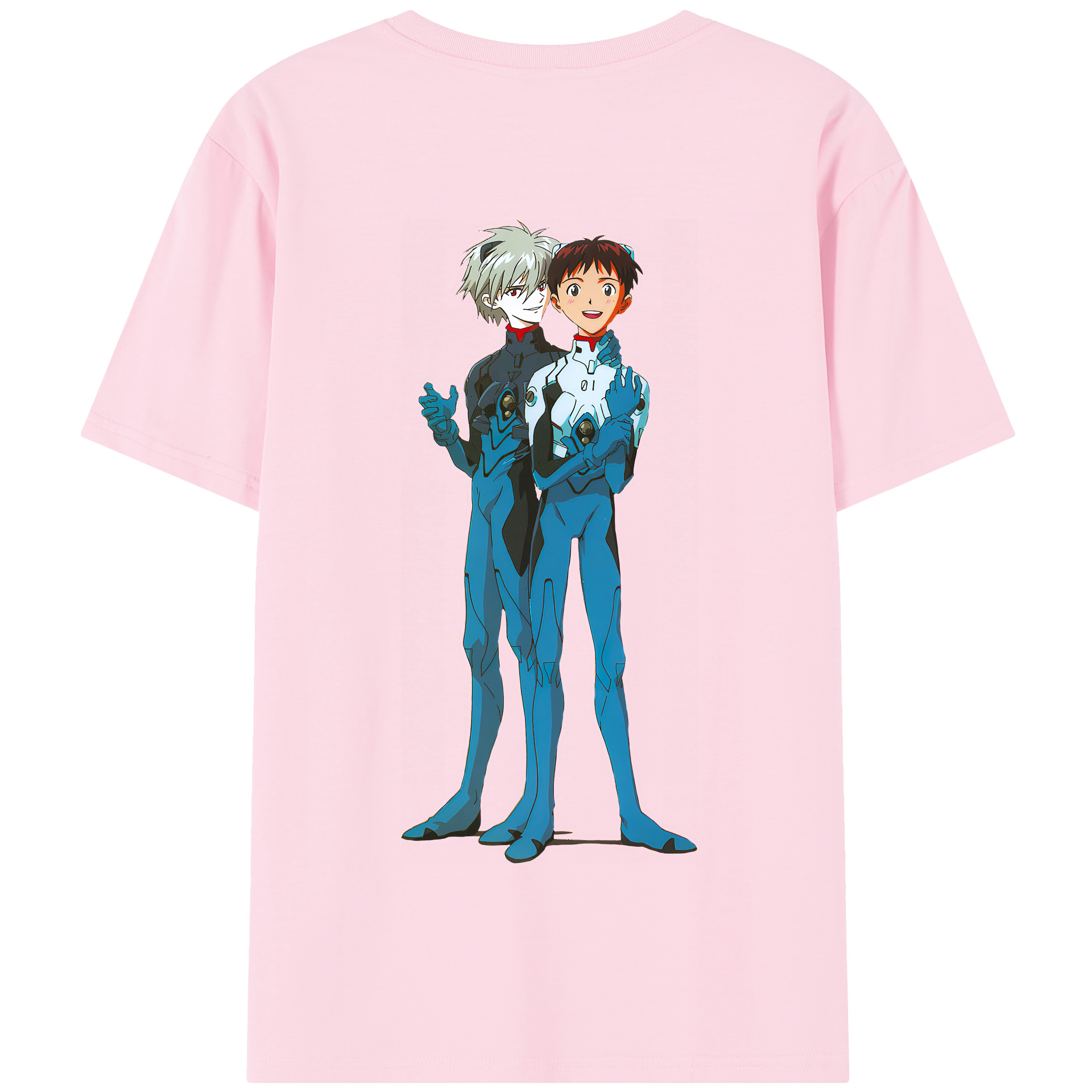 （画像用） EVA 新世紀エヴァンゲリオン 綿100％半袖Tシャツ（背面プリント）