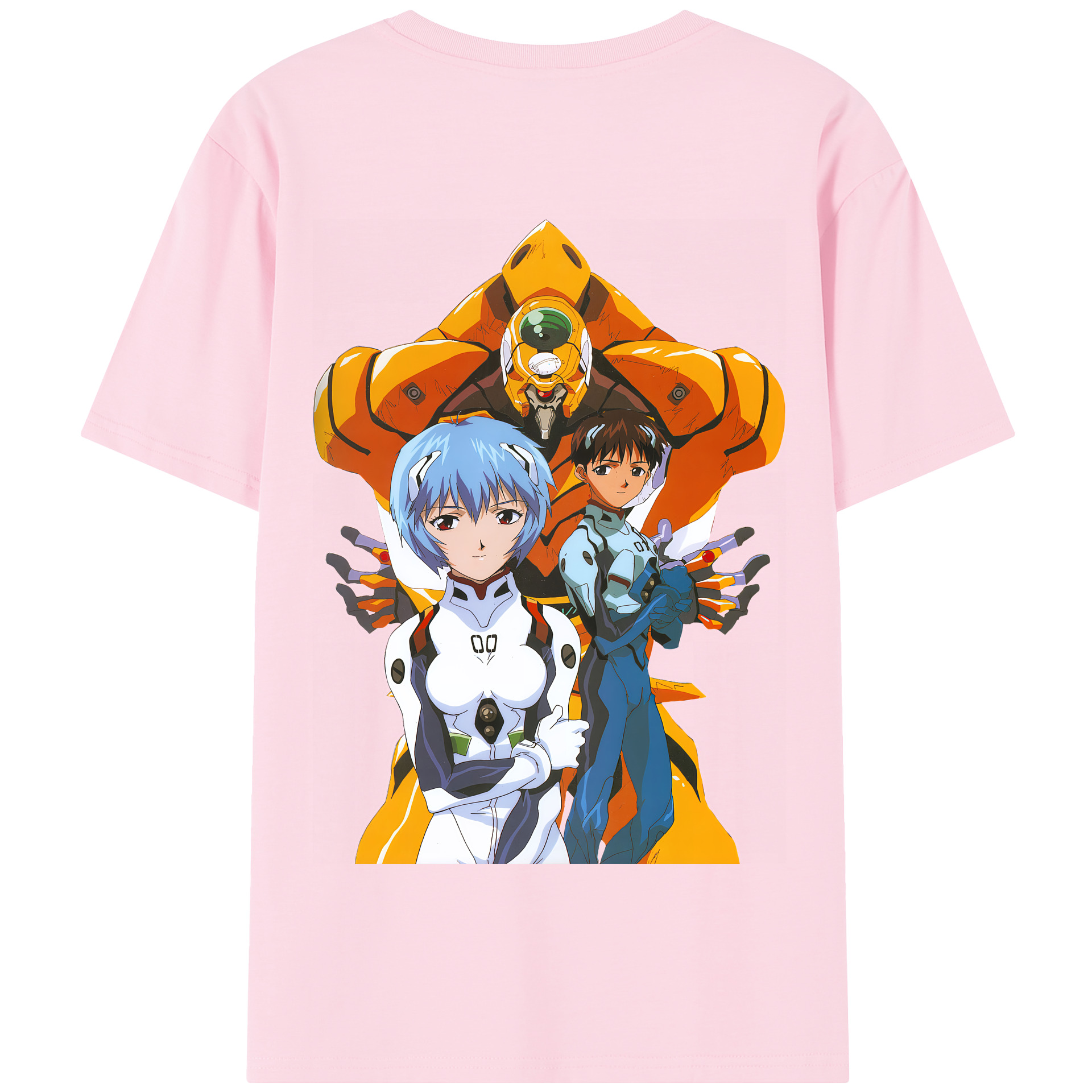 （画像用） EVA 新世紀エヴァンゲリオン 綿100％半袖Tシャツ（背面プリント）
