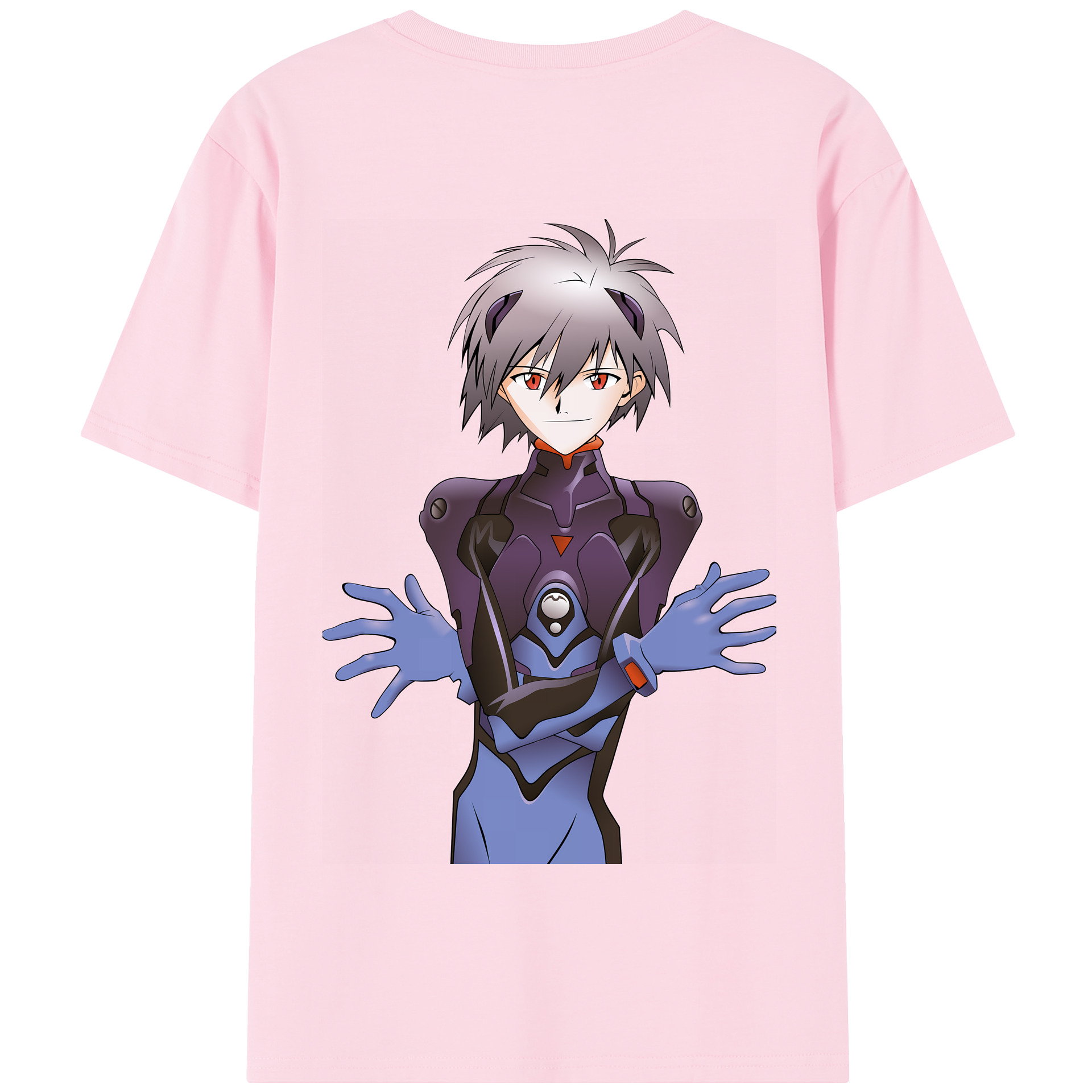 （画像用） EVA 新世紀エヴァンゲリオン 綿100％半袖Tシャツ（背面プリント）