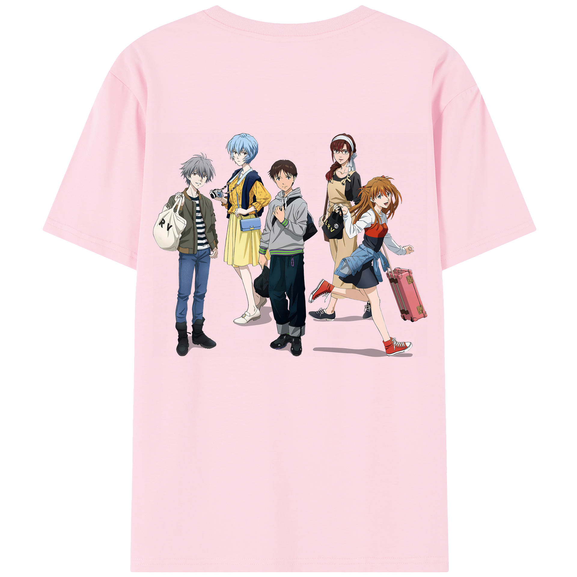 （画像用） EVA 新世紀エヴァンゲリオン 綿100％半袖Tシャツ（背面プリント）