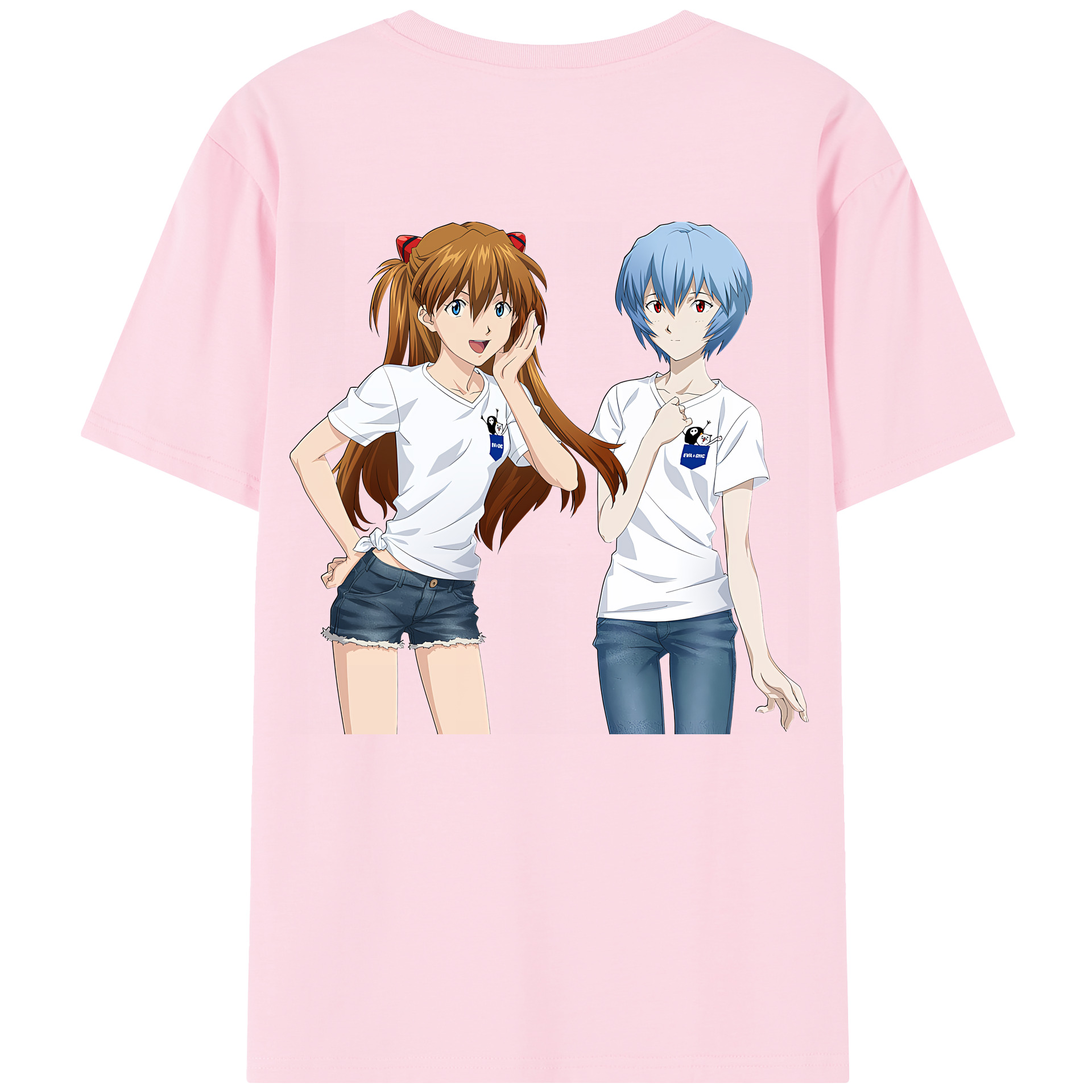 （画像用） EVA 新世紀エヴァンゲリオン 綿100％半袖Tシャツ（背面プリント）