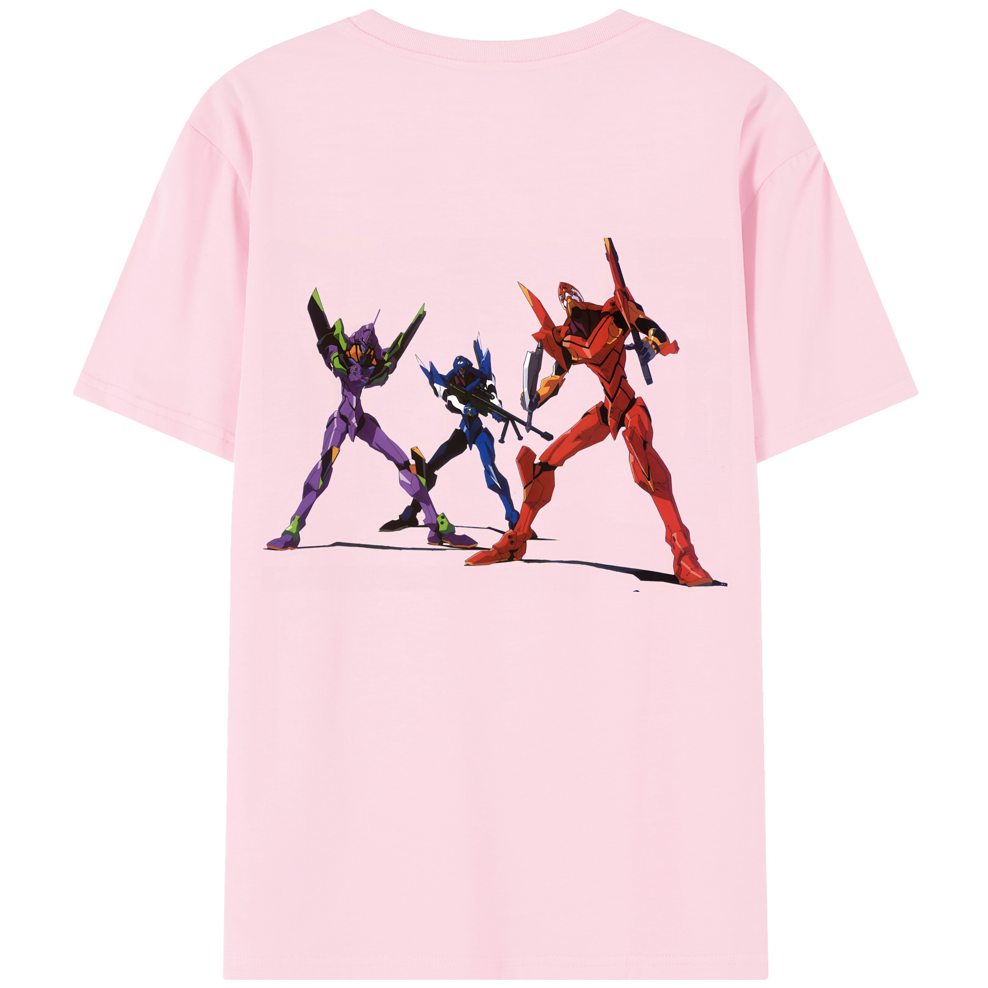 （画像用） EVA 新世紀エヴァンゲリオン 綿100％半袖Tシャツ（背面プリント）