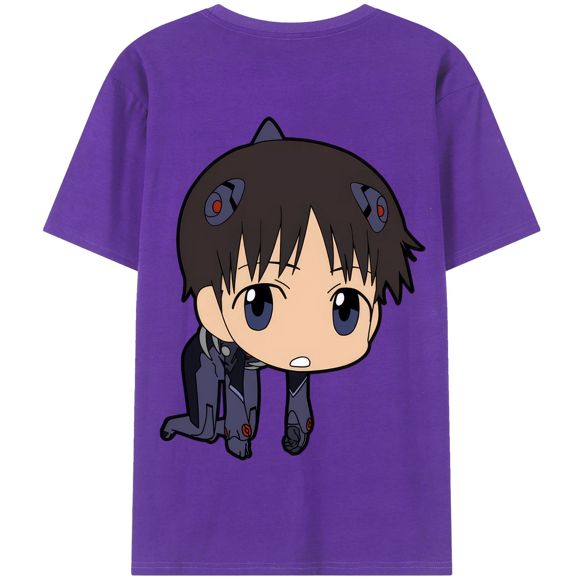 （画像用） EVA 新世紀エヴァンゲリオン 綿100％半袖Tシャツ（背面プリント）
