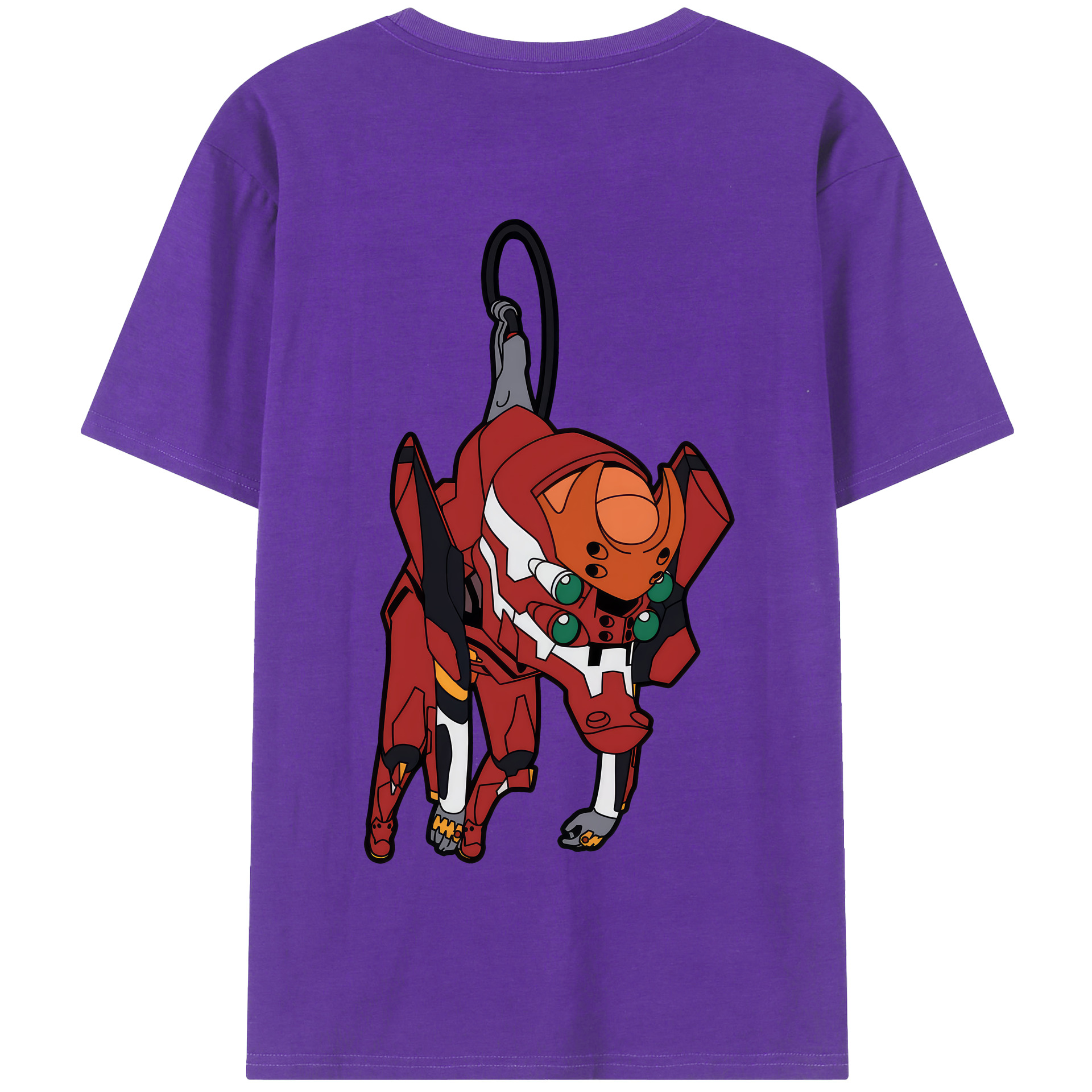 （画像用） EVA 新世紀エヴァンゲリオン 綿100％半袖Tシャツ（背面プリント）
