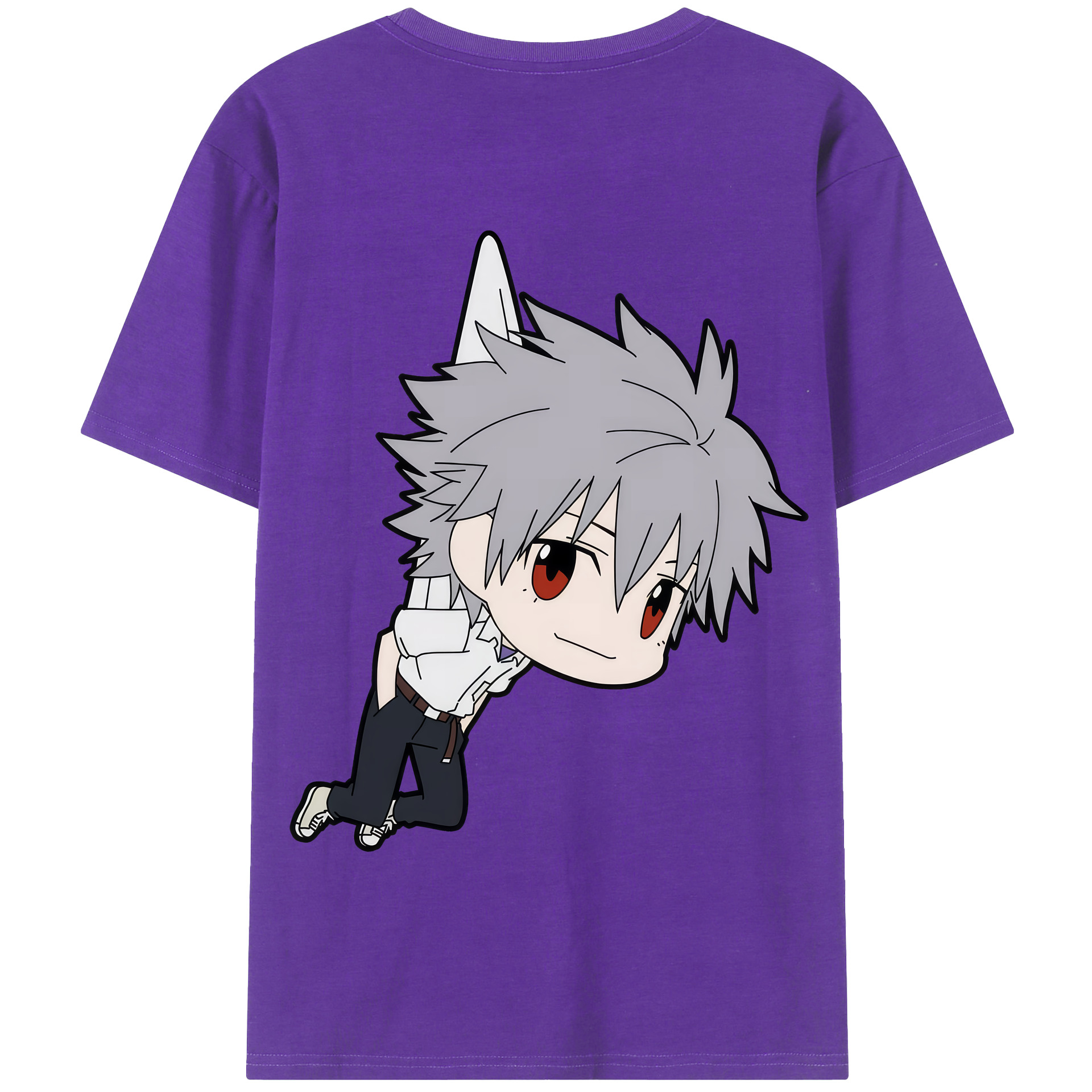 （画像用） EVA 新世紀エヴァンゲリオン 綿100％半袖Tシャツ（背面プリント）