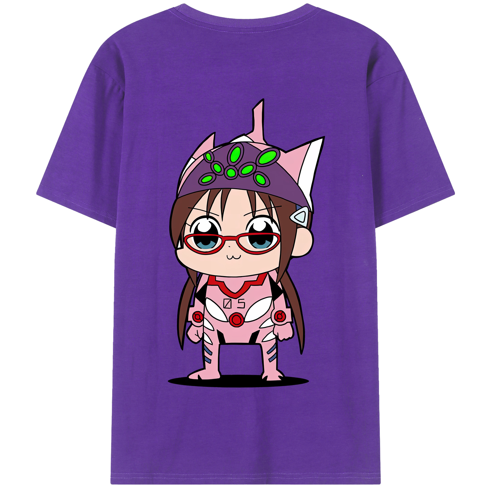 （画像用） EVA 新世紀エヴァンゲリオン 綿100％半袖Tシャツ（背面プリント）