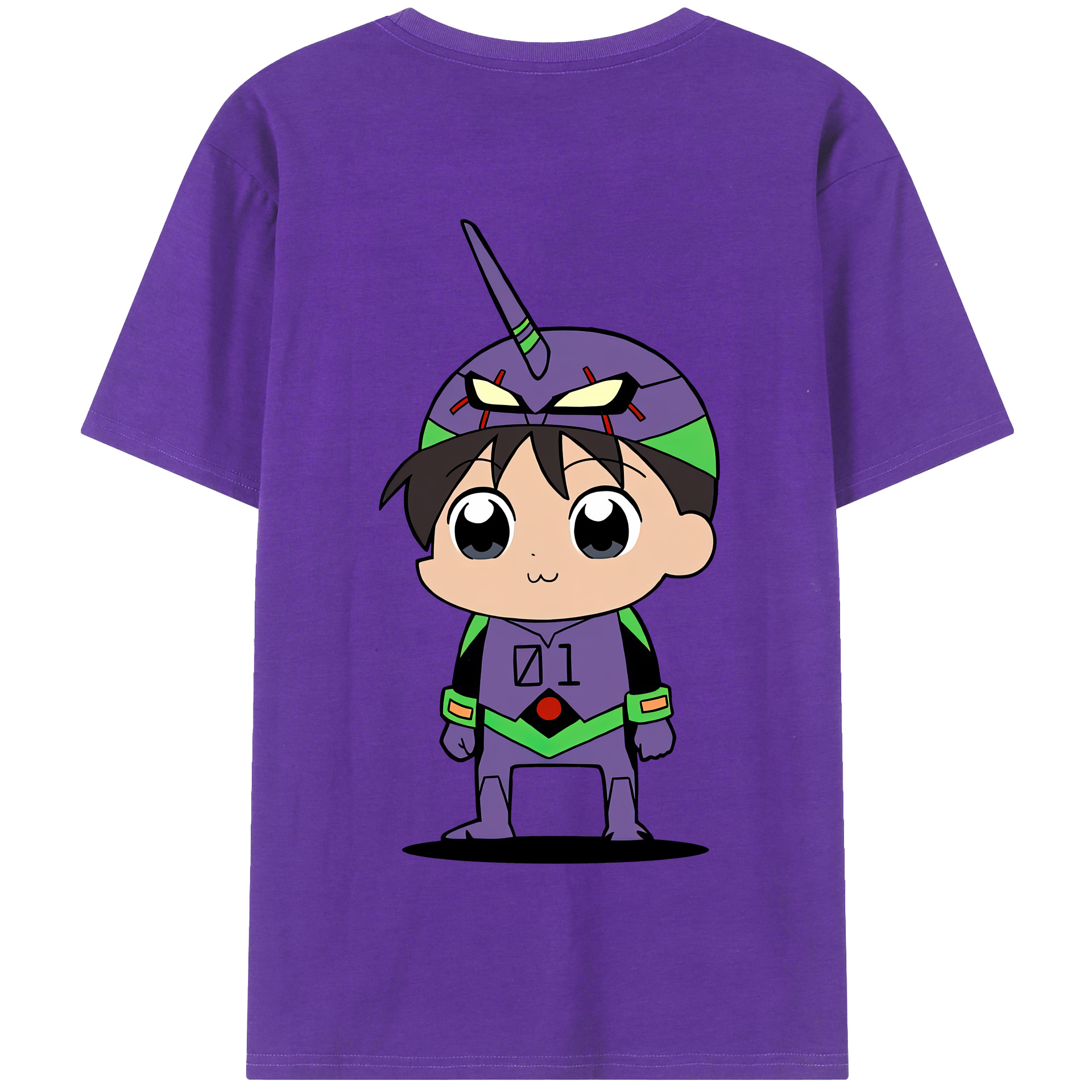 （画像用） EVA 新世紀エヴァンゲリオン 綿100％半袖Tシャツ（背面プリント）