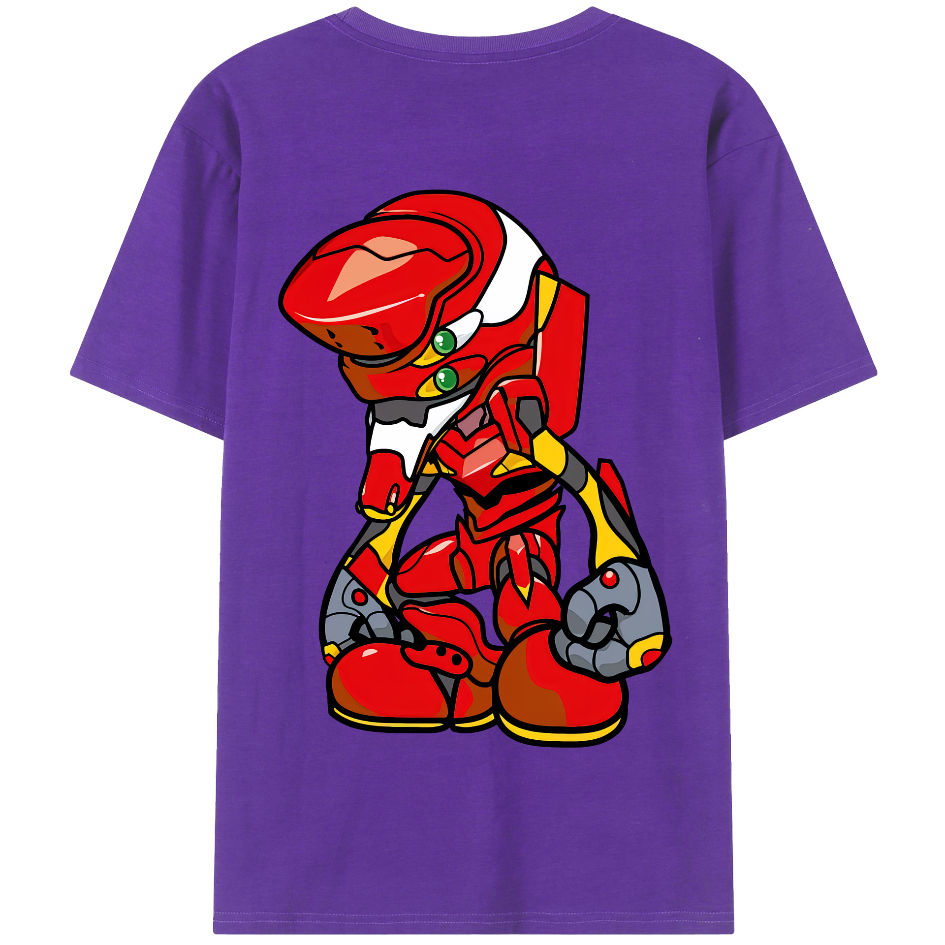 （画像用） EVA 新世紀エヴァンゲリオン 綿100％半袖Tシャツ（背面プリント）