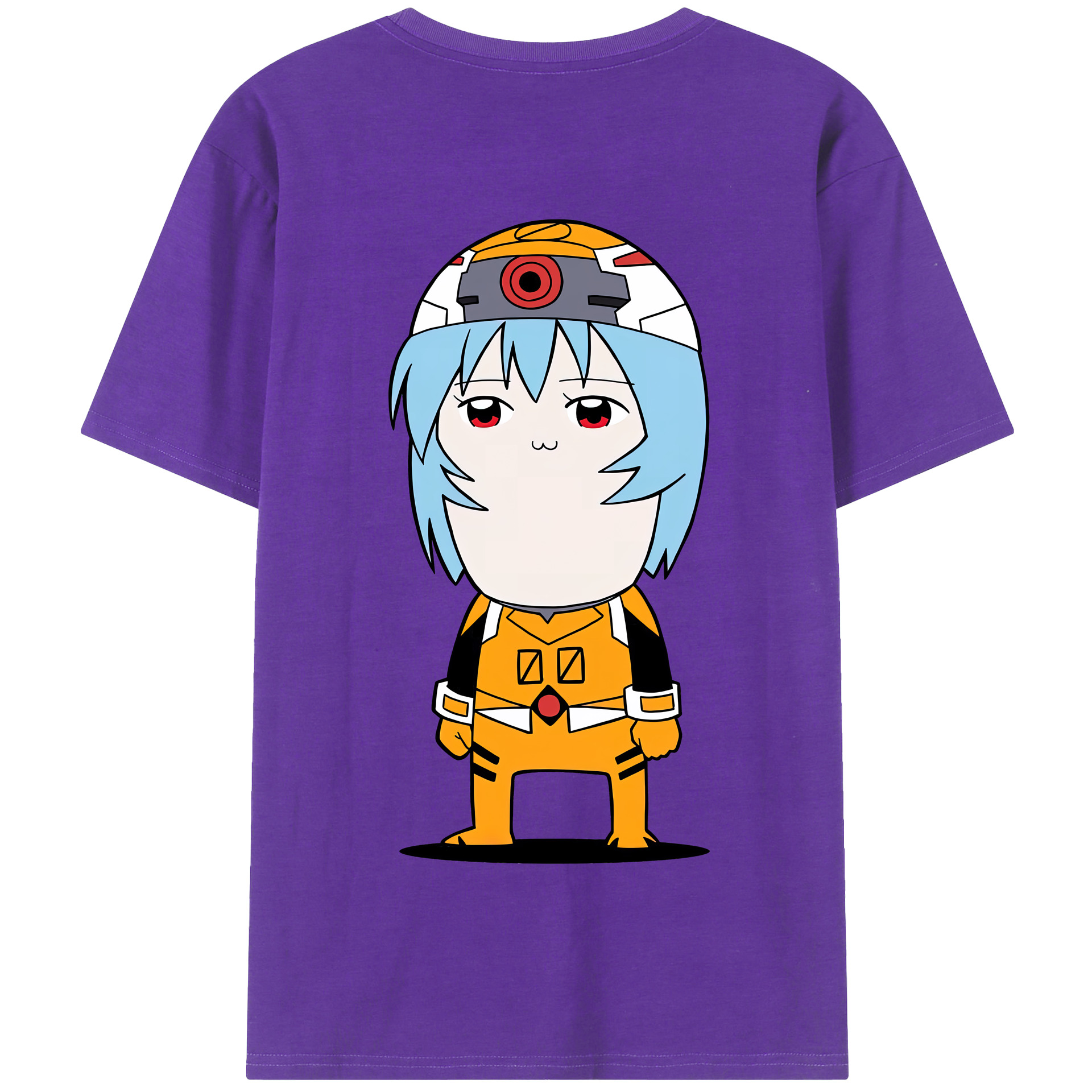 （画像用） EVA 新世紀エヴァンゲリオン 綿100％半袖Tシャツ（背面プリント）