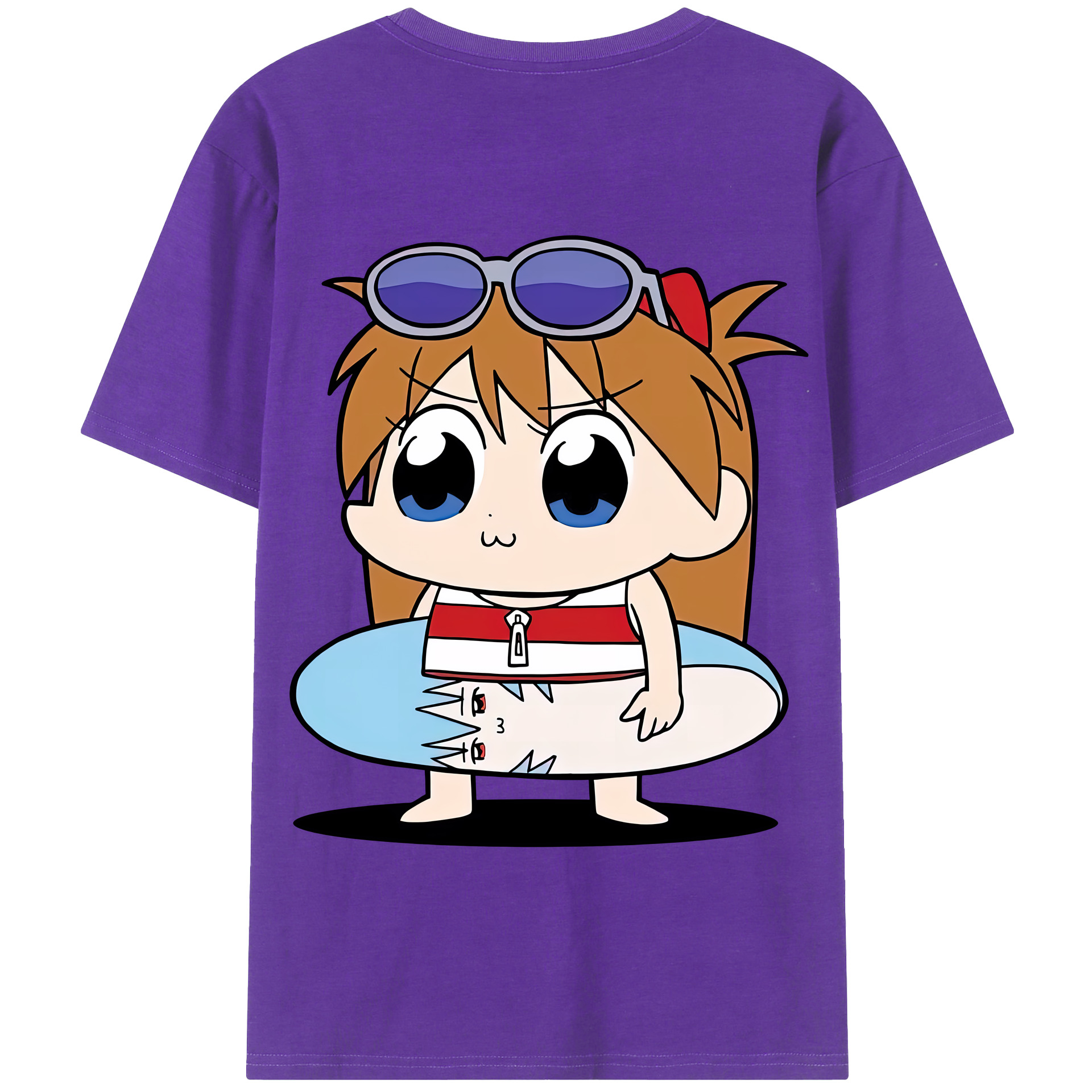 （画像用） EVA 新世紀エヴァンゲリオン 綿100％半袖Tシャツ（背面プリント）