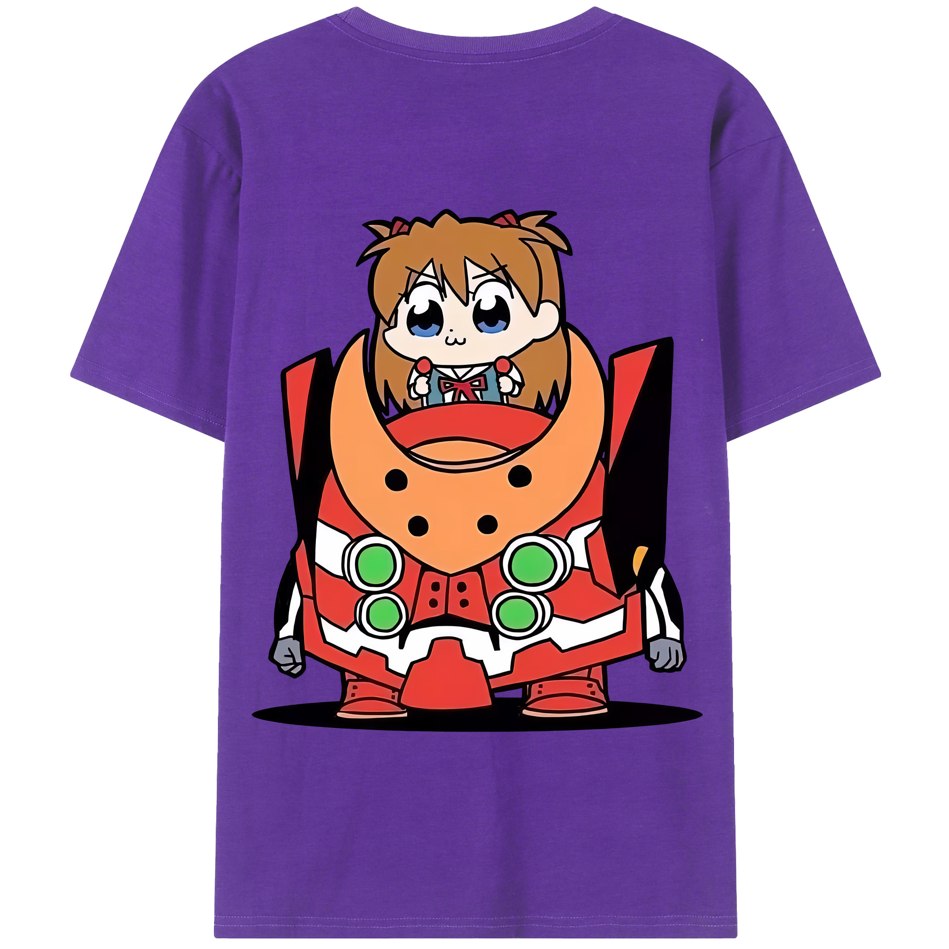 （画像用） EVA 新世紀エヴァンゲリオン 綿100％半袖Tシャツ（背面プリント）