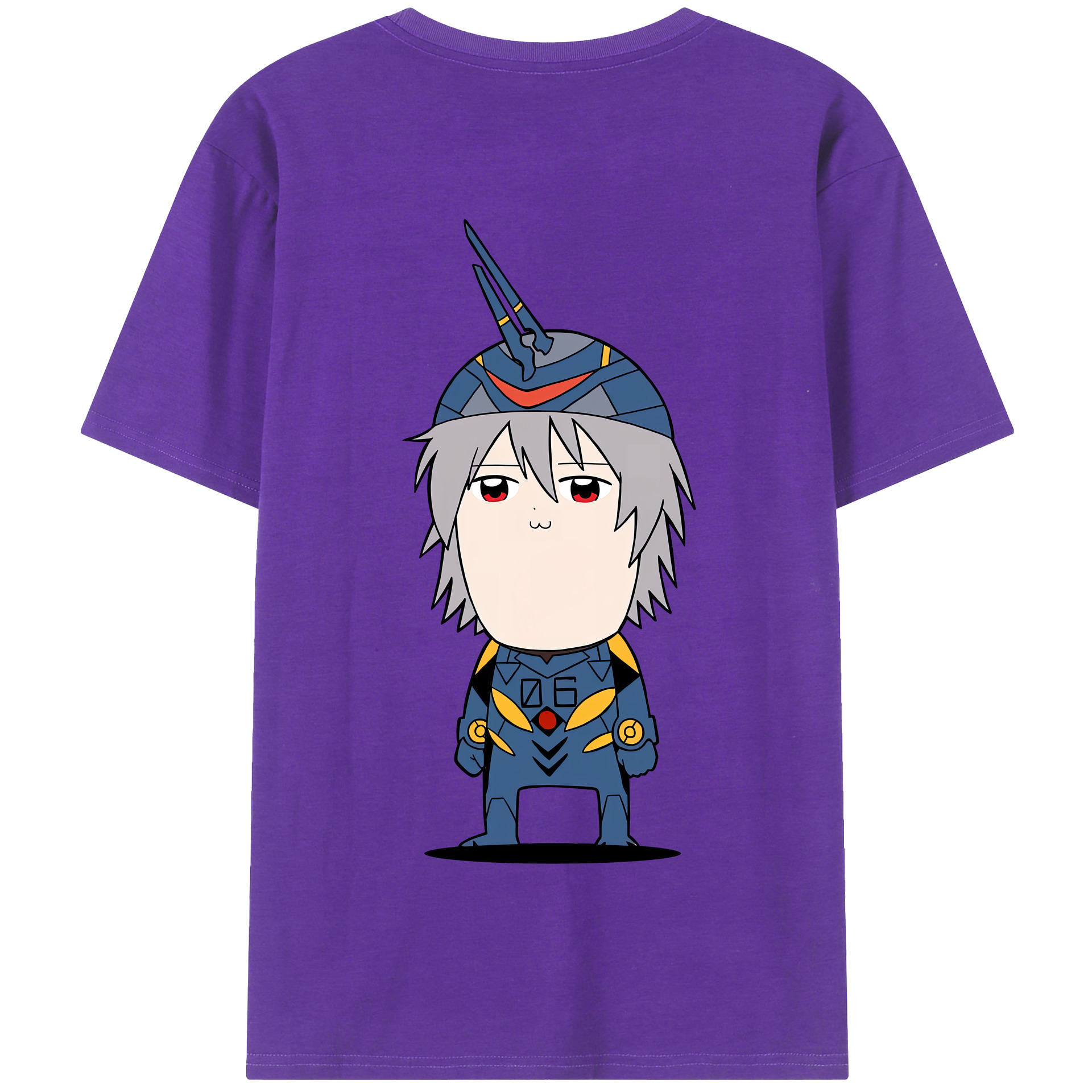 （画像用） EVA 新世紀エヴァンゲリオン 綿100％半袖Tシャツ（背面プリント）