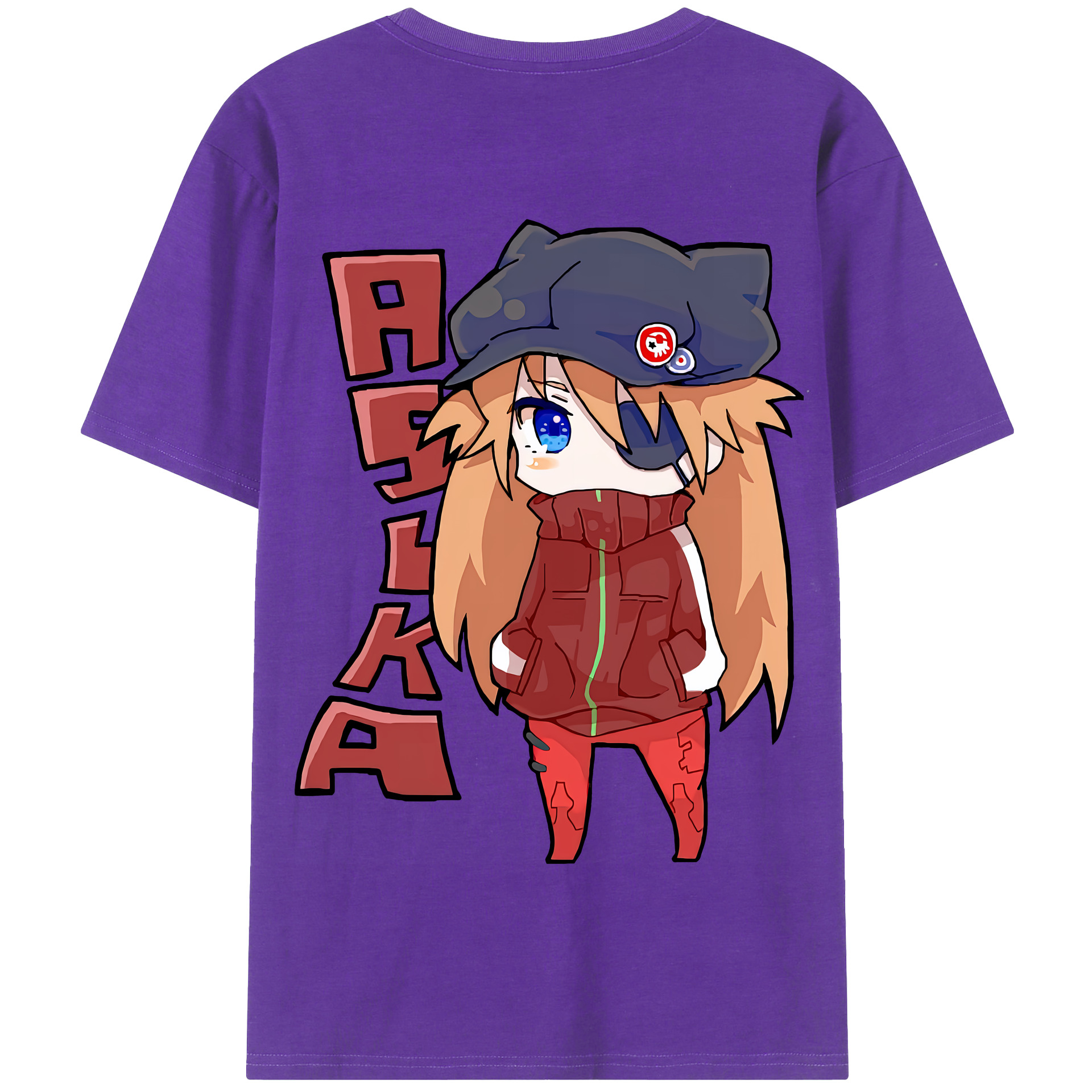 （画像用） EVA 新世紀エヴァンゲリオン 綿100％半袖Tシャツ（背面プリント）