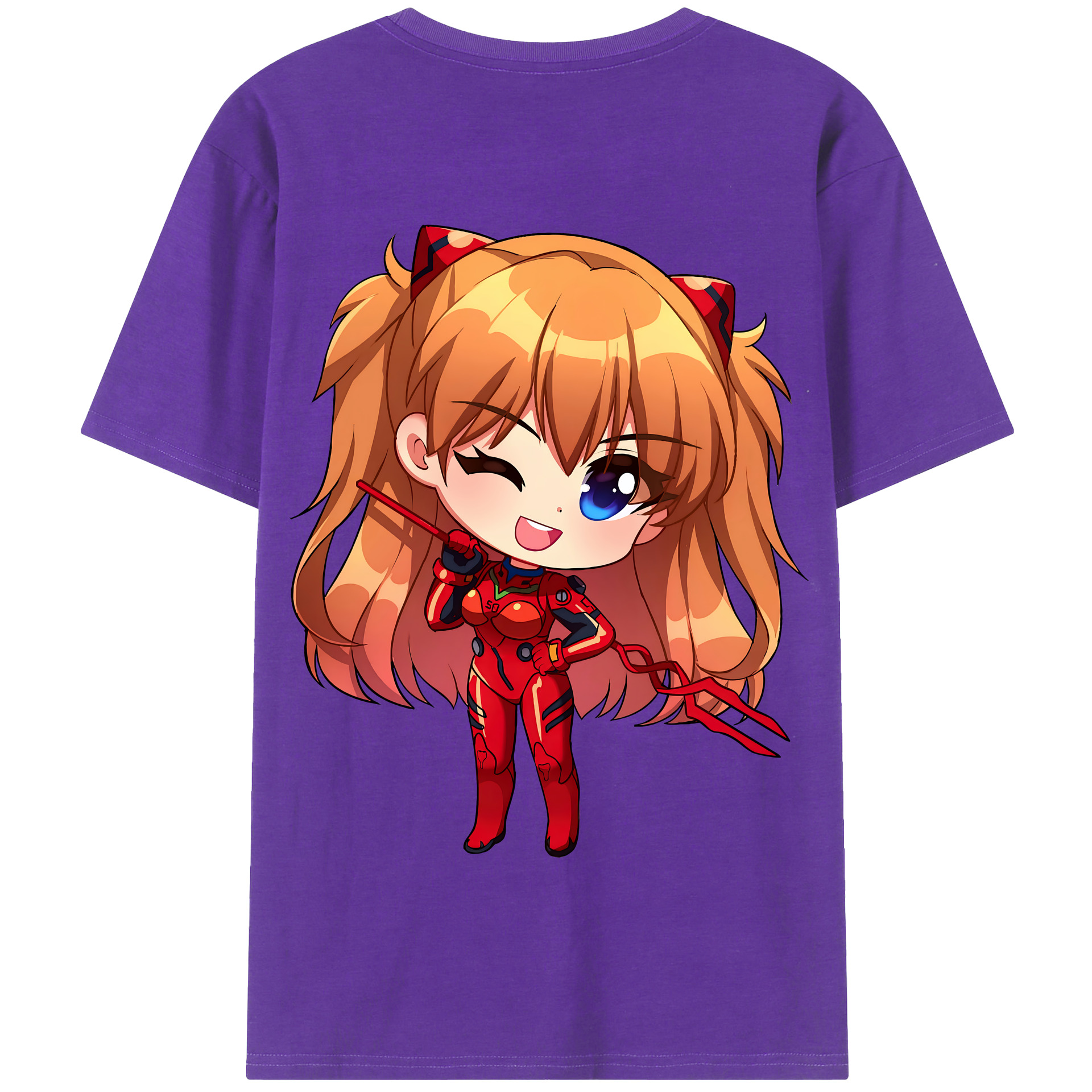 （画像用） EVA 新世紀エヴァンゲリオン 綿100％半袖Tシャツ（背面プリント）