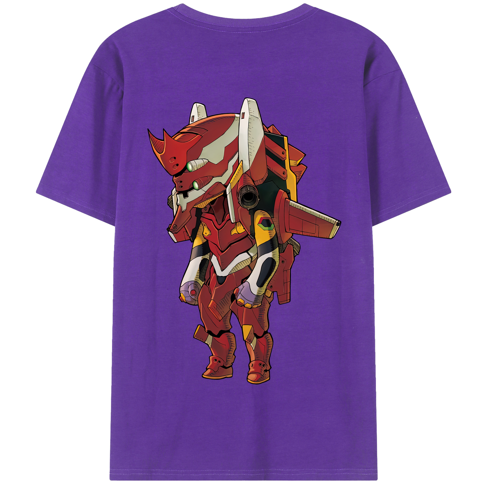 （画像用） EVA 新世紀エヴァンゲリオン 綿100％半袖Tシャツ（背面プリント）