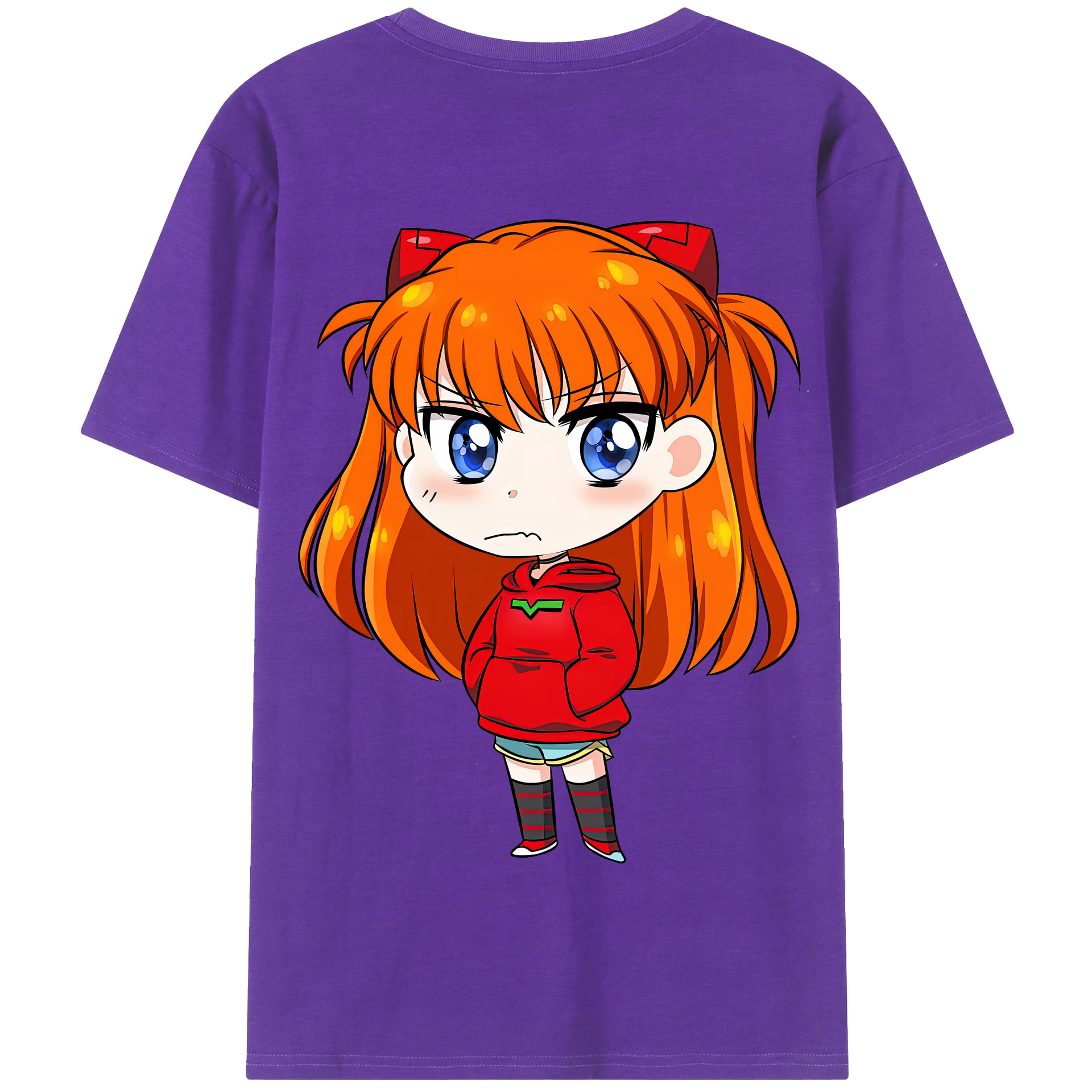 （画像用） EVA 新世紀エヴァンゲリオン 綿100％半袖Tシャツ（背面プリント）