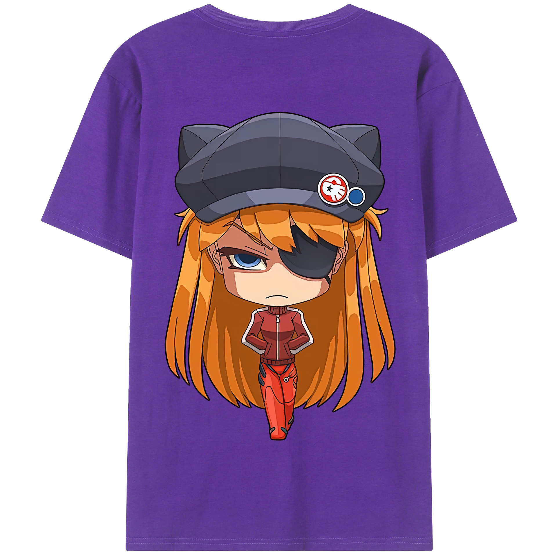 （画像用） EVA 新世紀エヴァンゲリオン 綿100％半袖Tシャツ（背面プリント）