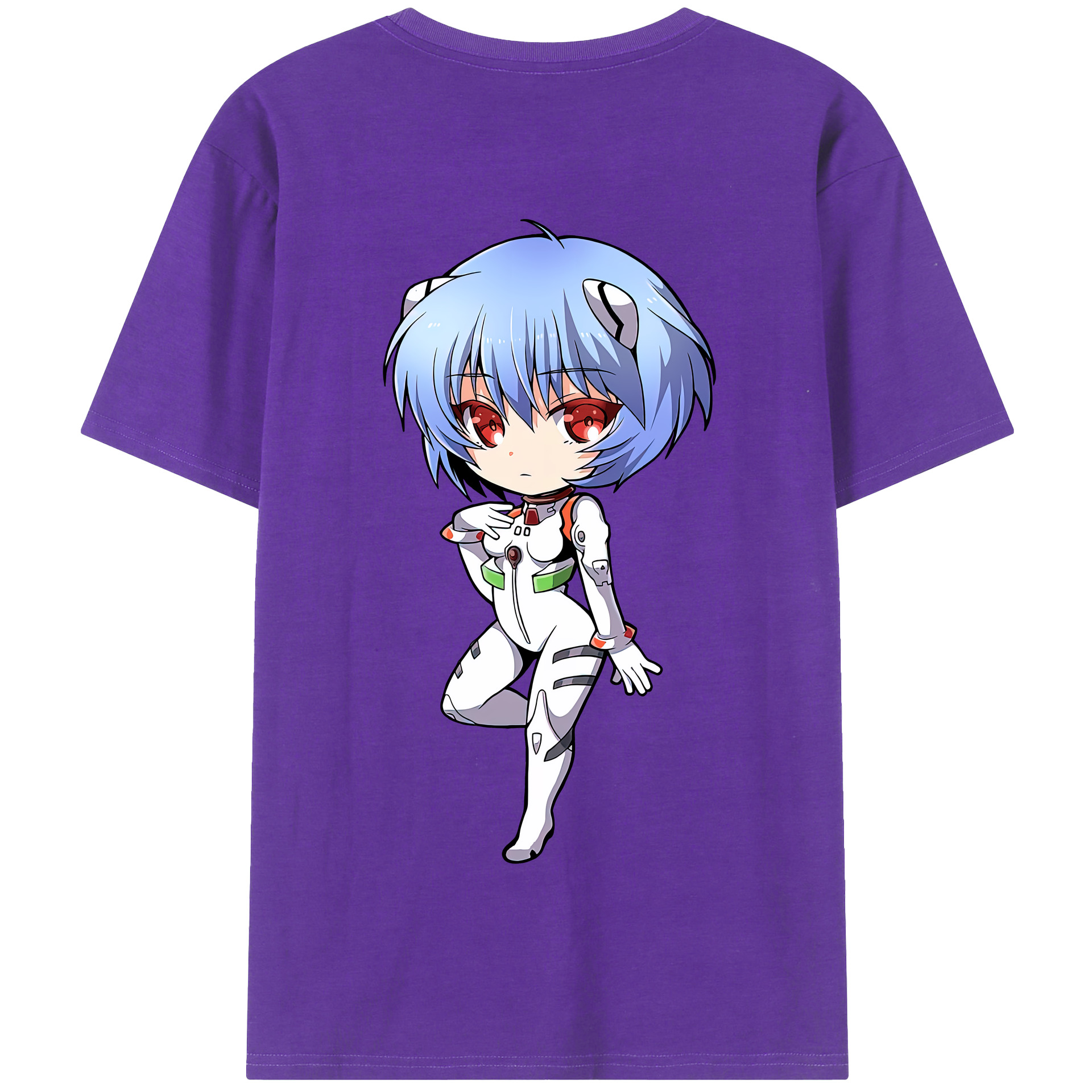 （画像用） EVA 新世紀エヴァンゲリオン 綿100％半袖Tシャツ（背面プリント）