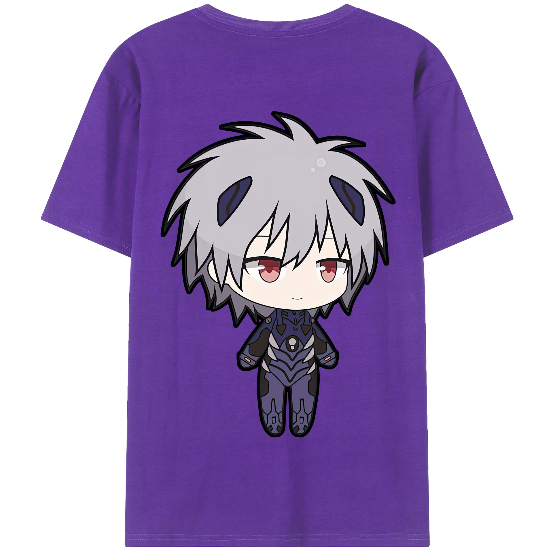 （画像用） EVA 新世紀エヴァンゲリオン 綿100％半袖Tシャツ（背面プリント）
