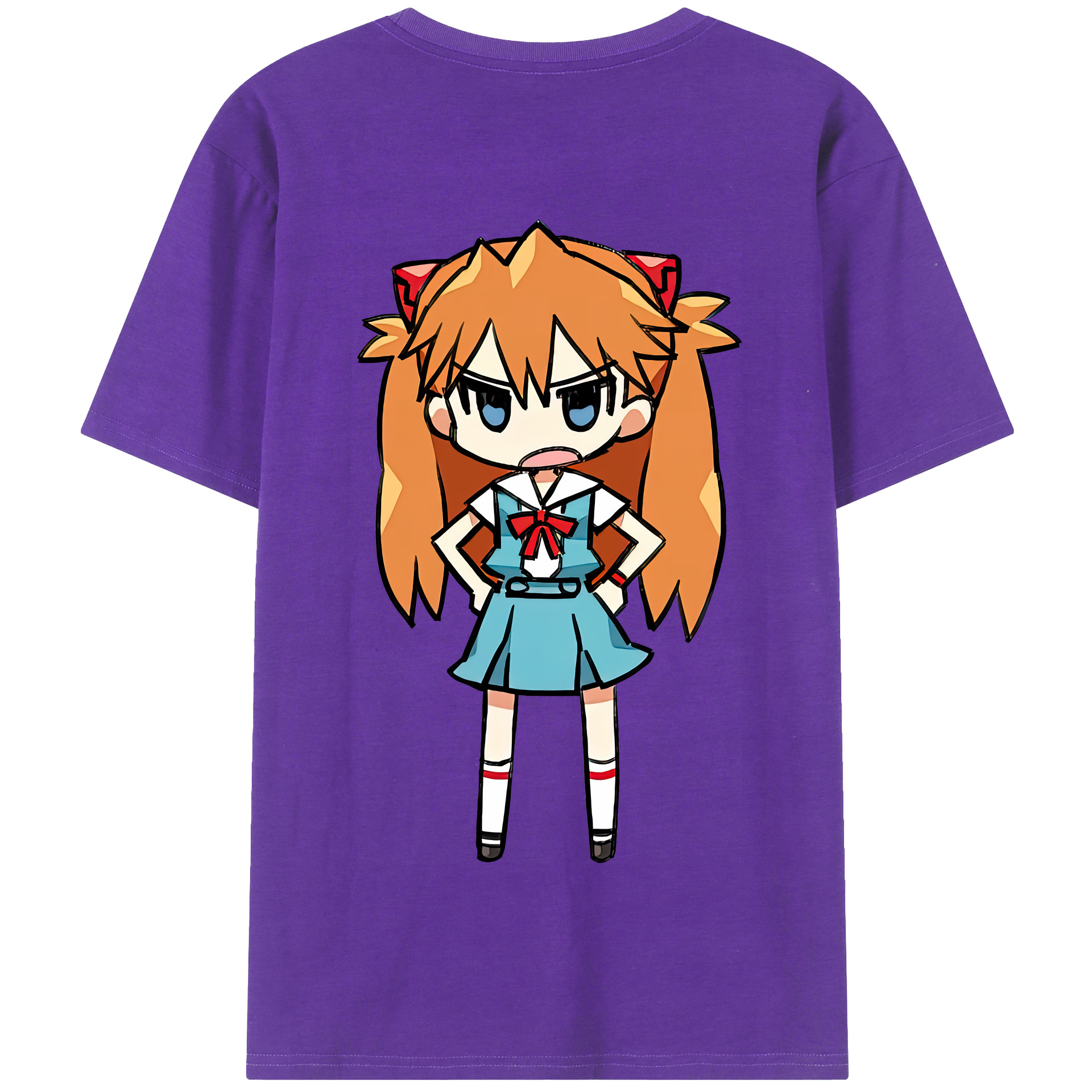 （画像用） EVA 新世紀エヴァンゲリオン 綿100％半袖Tシャツ（背面プリント）