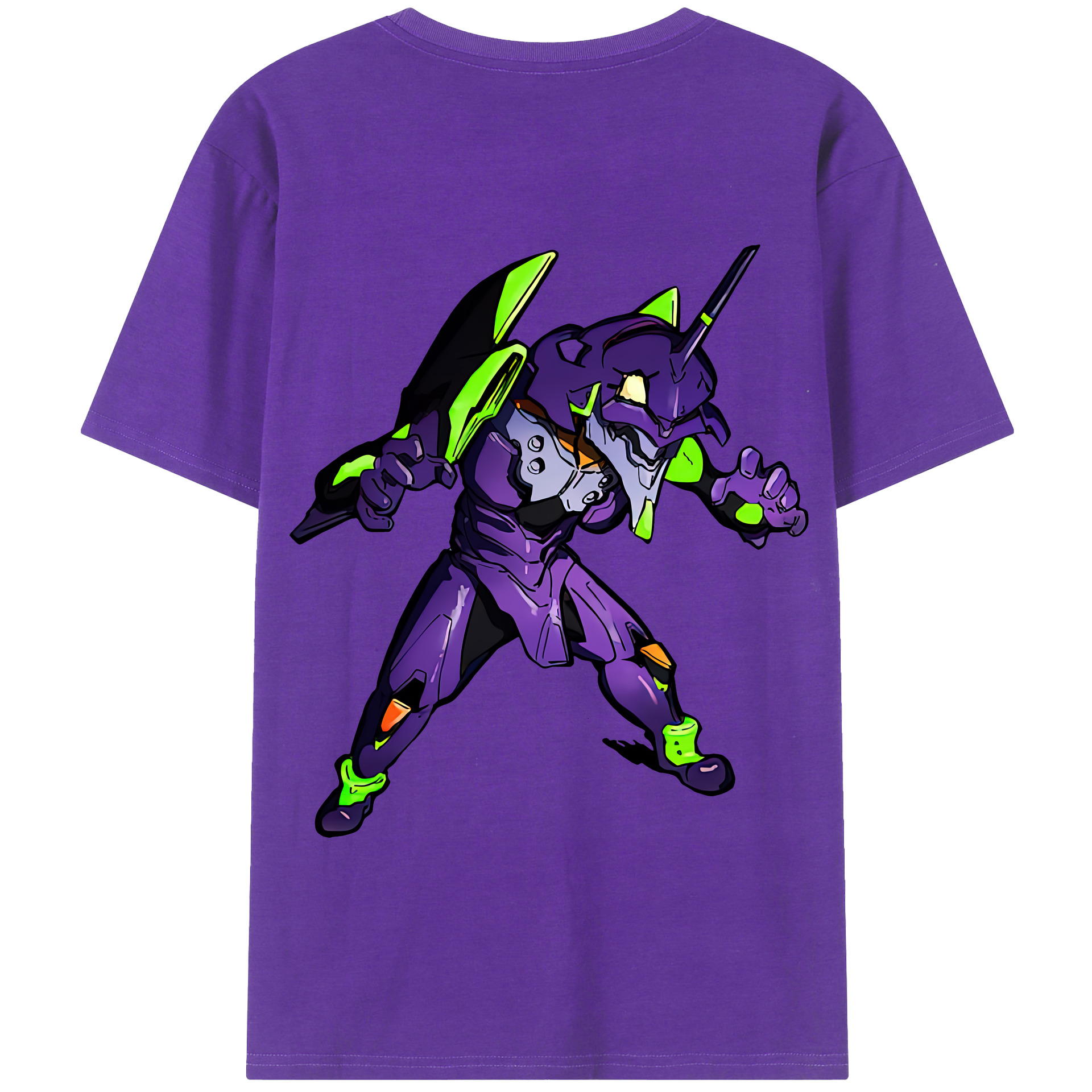 （画像用） EVA 新世紀エヴァンゲリオン 綿100％半袖Tシャツ（背面プリント）