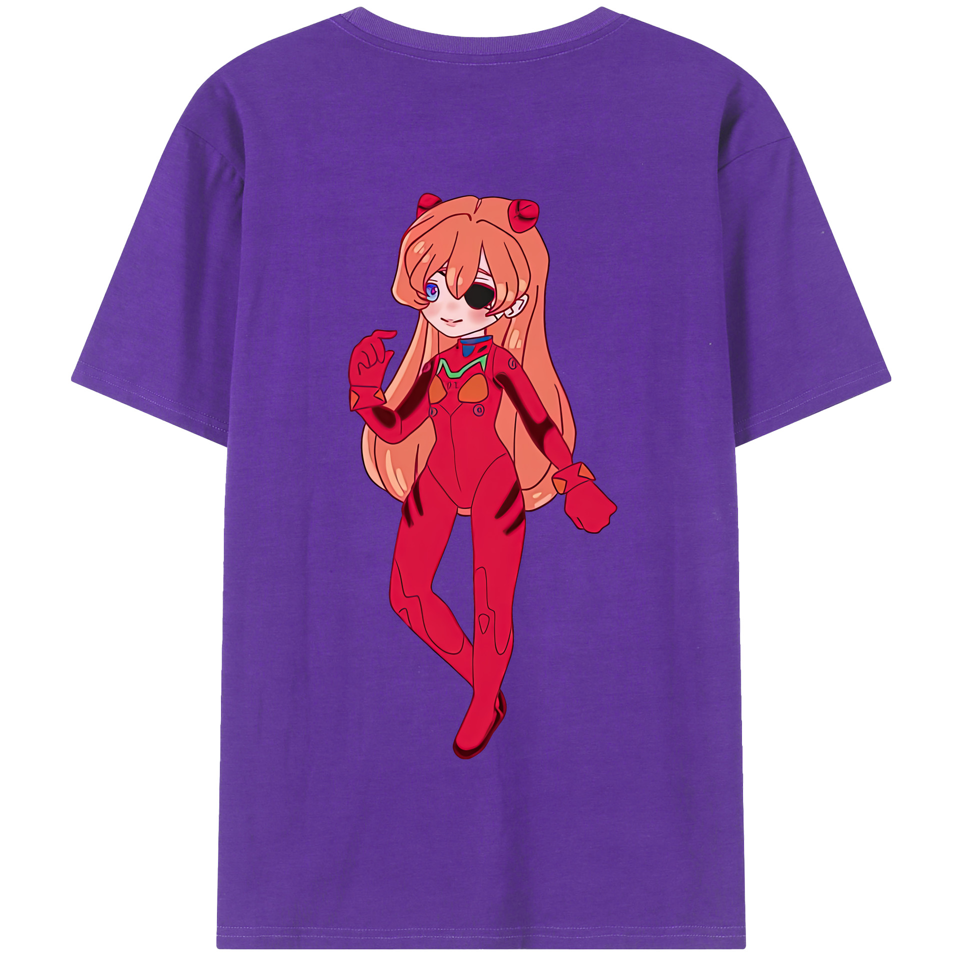 （画像用） EVA 新世紀エヴァンゲリオン 綿100％半袖Tシャツ（背面プリント）