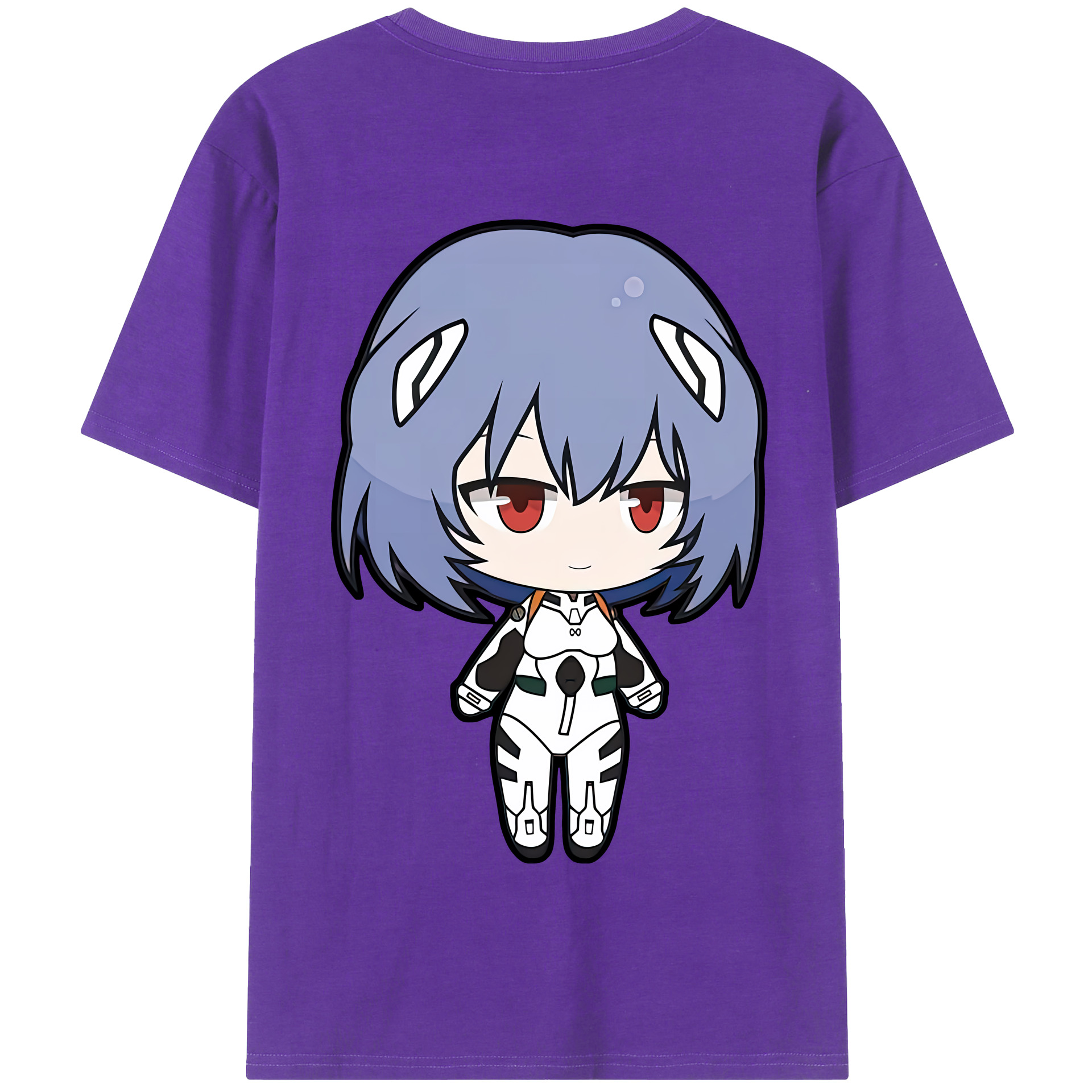 （画像用） EVA 新世紀エヴァンゲリオン 綿100％半袖Tシャツ（背面プリント）