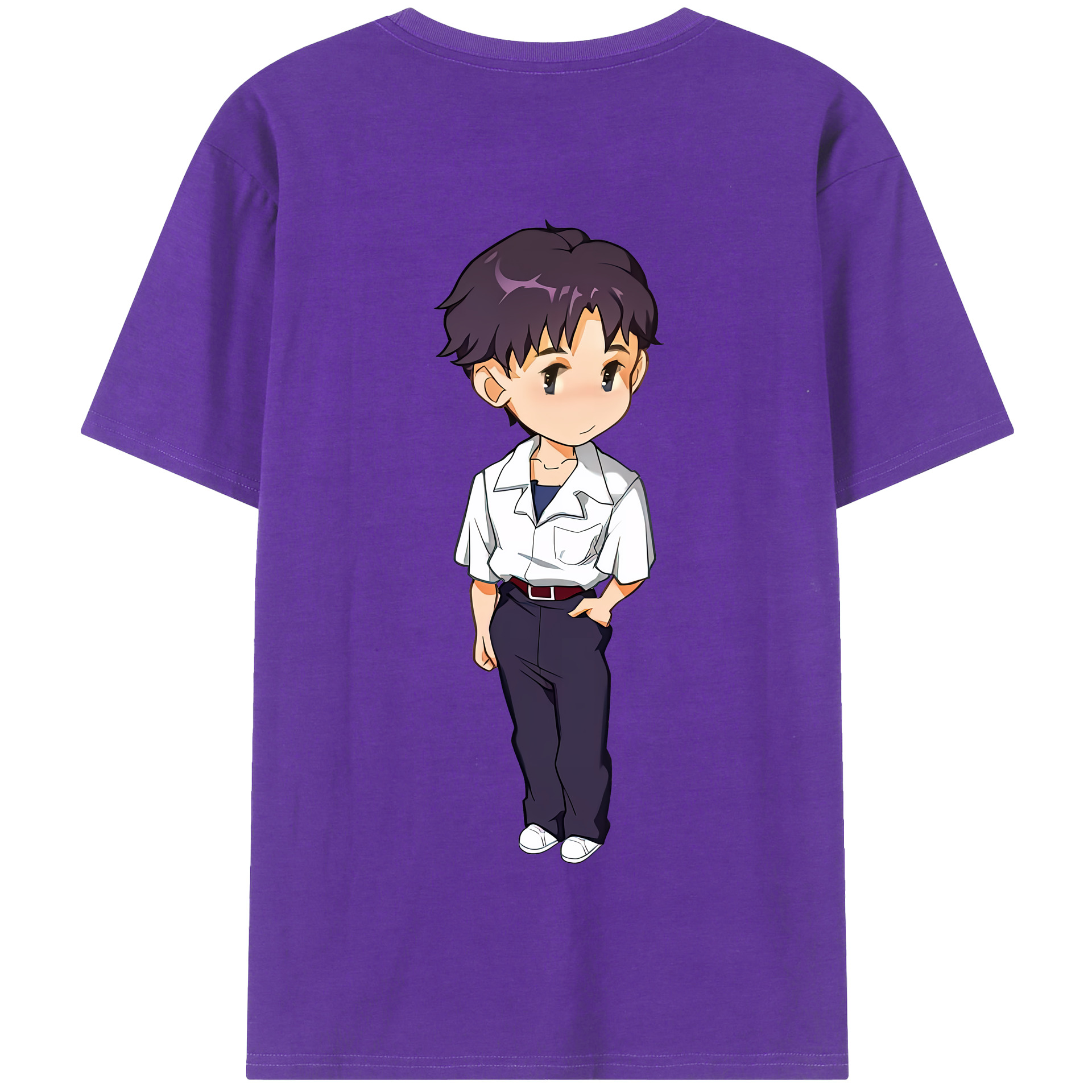 （画像用） EVA 新世紀エヴァンゲリオン 綿100％半袖Tシャツ（背面プリント）
