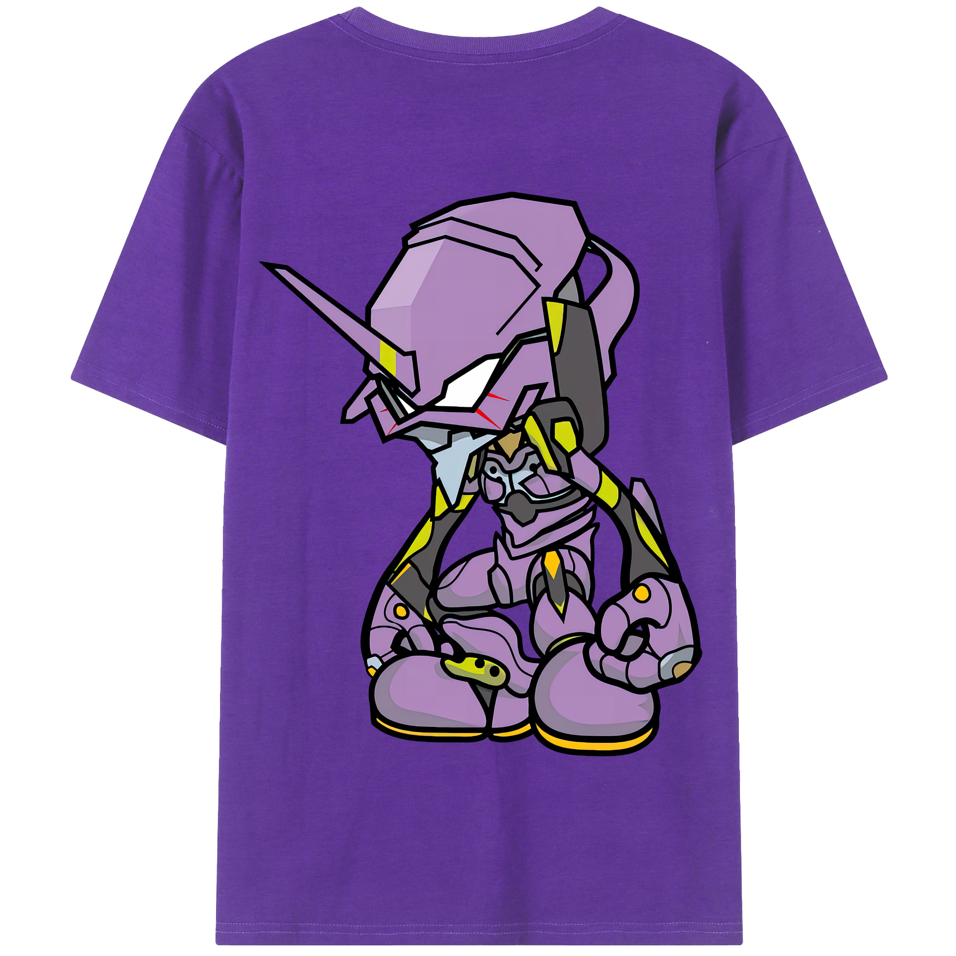 （画像用） EVA 新世紀エヴァンゲリオン 綿100％半袖Tシャツ（背面プリント）
