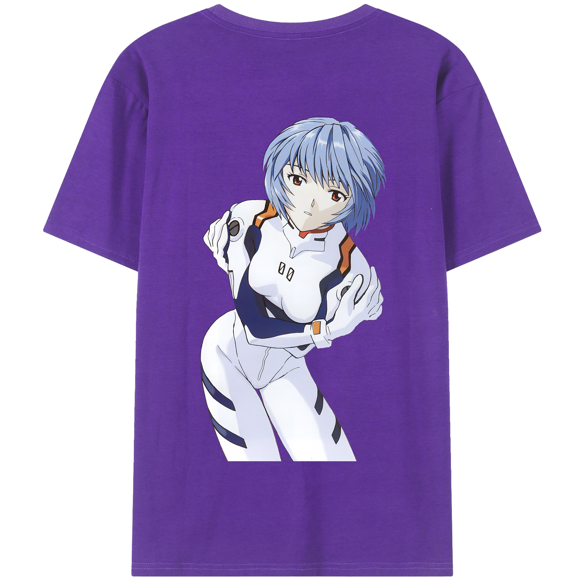 （画像用） EVA 新世紀エヴァンゲリオン 綿100％半袖Tシャツ（背面プリント）