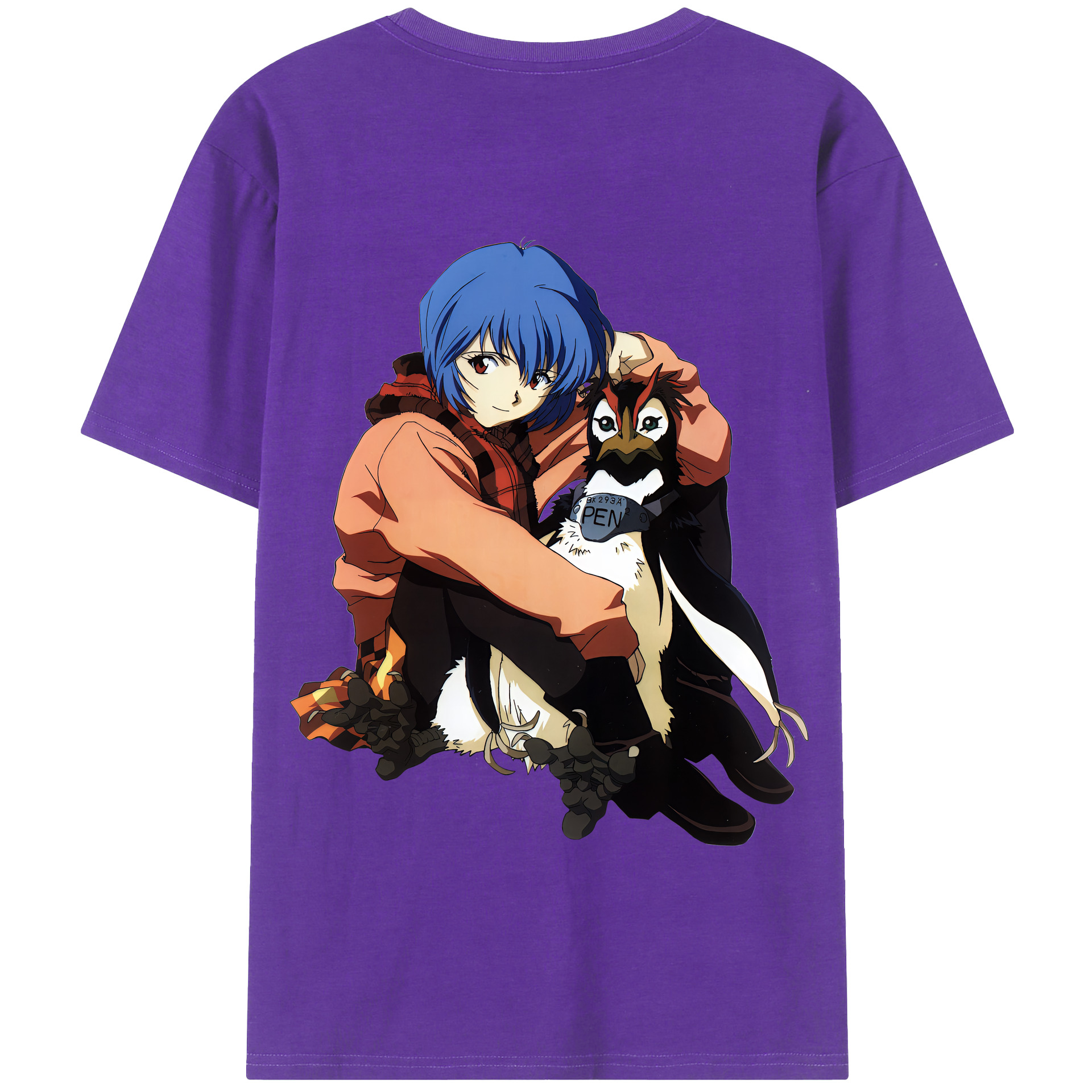 （画像用） EVA 新世紀エヴァンゲリオン 綿100％半袖Tシャツ（背面プリント）