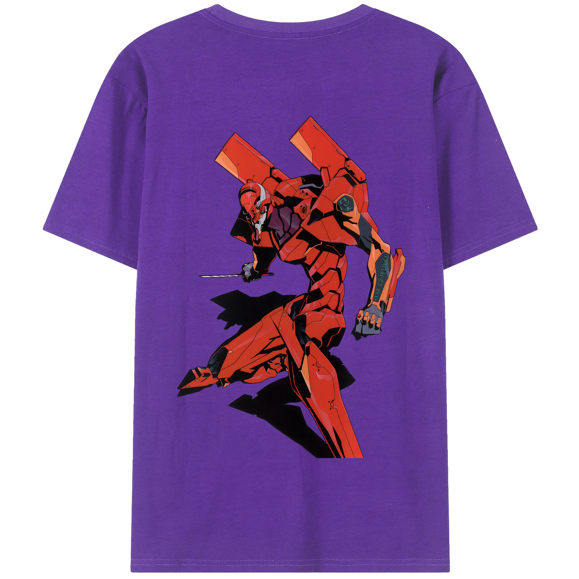 （画像用） EVA 新世紀エヴァンゲリオン 綿100％半袖Tシャツ（背面プリント）