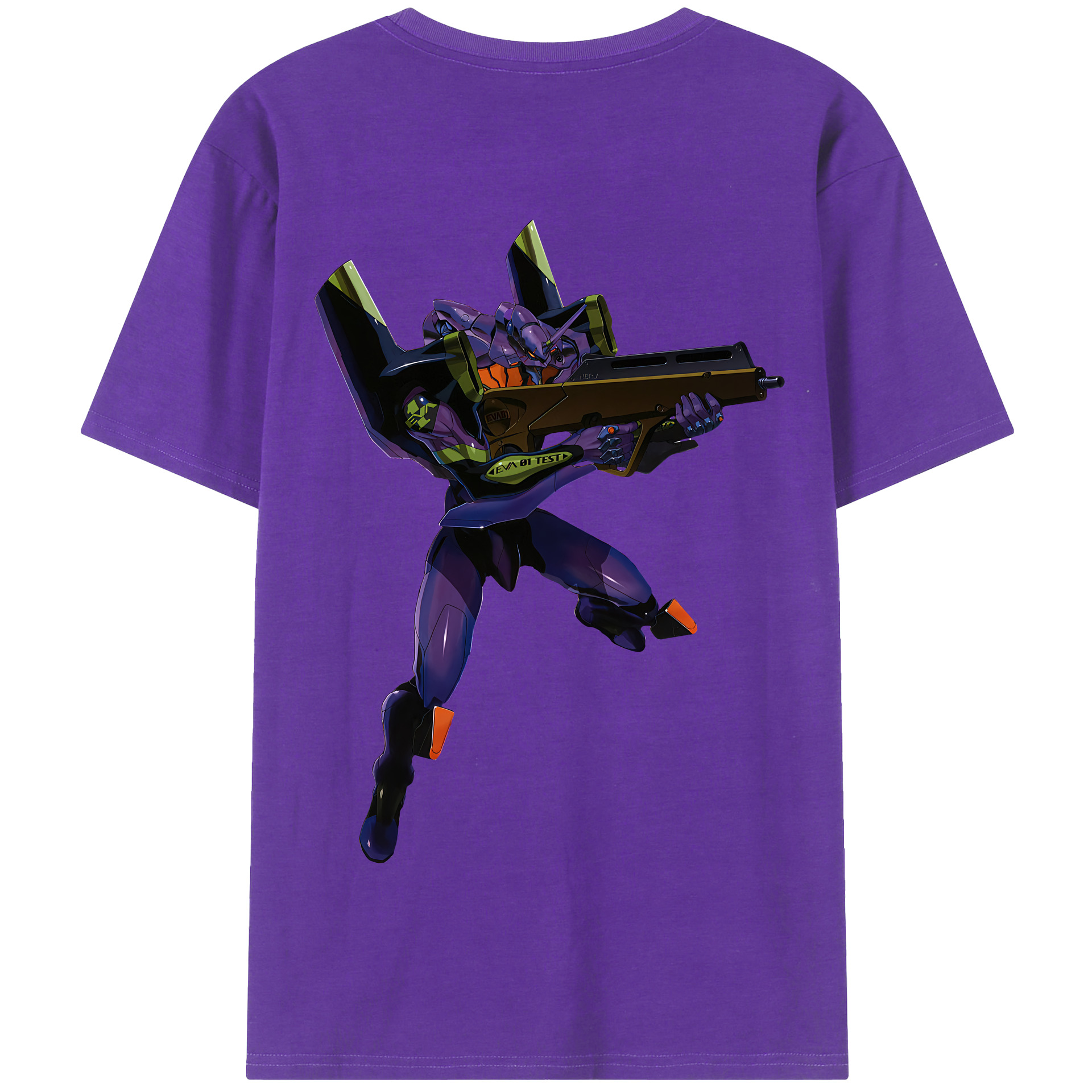 （画像用） EVA 新世紀エヴァンゲリオン 綿100％半袖Tシャツ（背面プリント）
