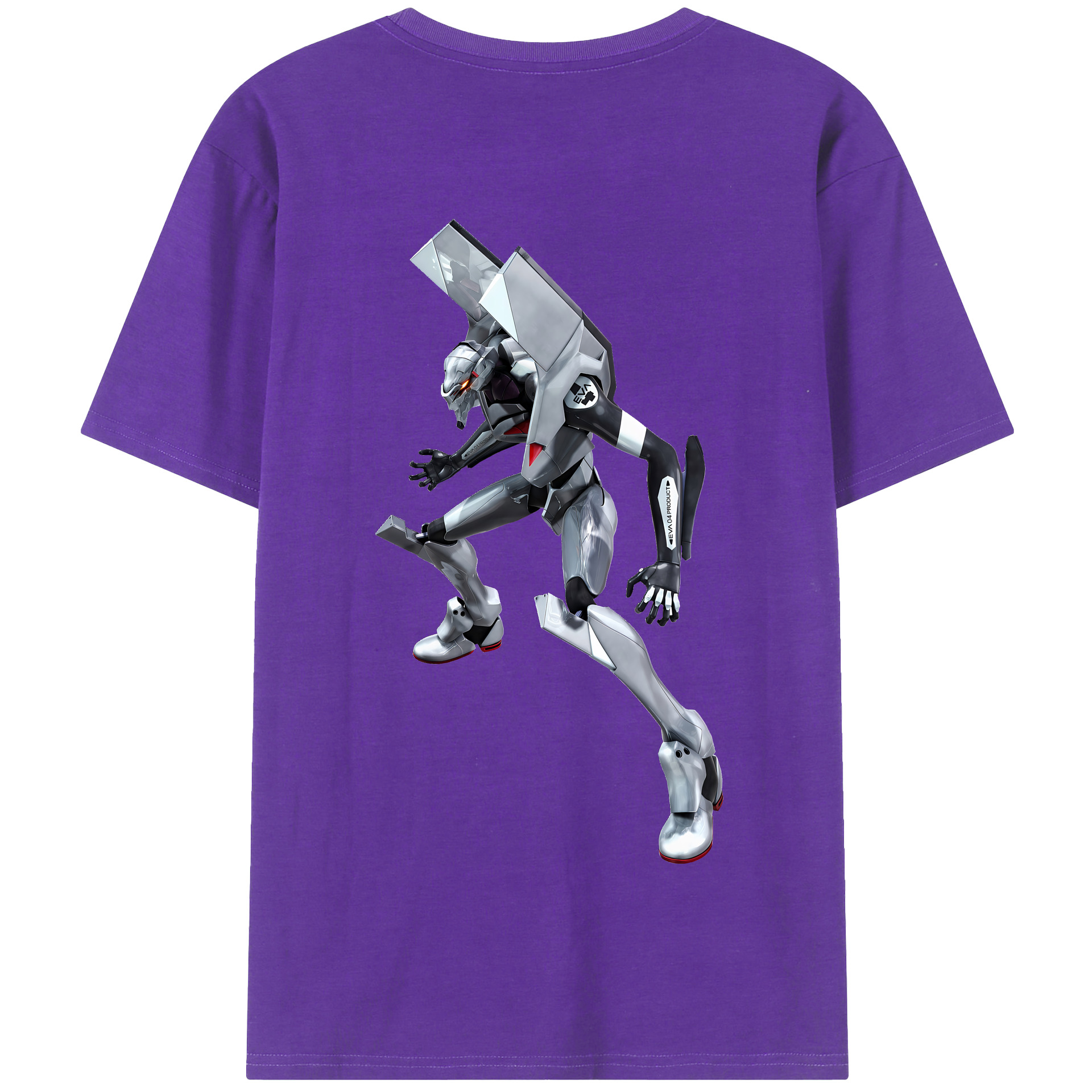 （画像用） EVA 新世紀エヴァンゲリオン 綿100％半袖Tシャツ（背面プリント）