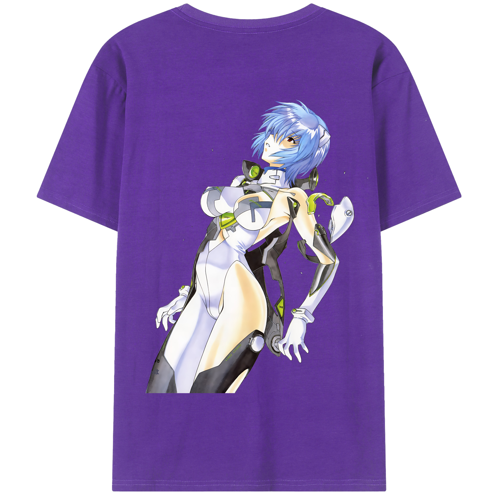 （画像用） EVA 新世紀エヴァンゲリオン 綿100％半袖Tシャツ（背面プリント）
