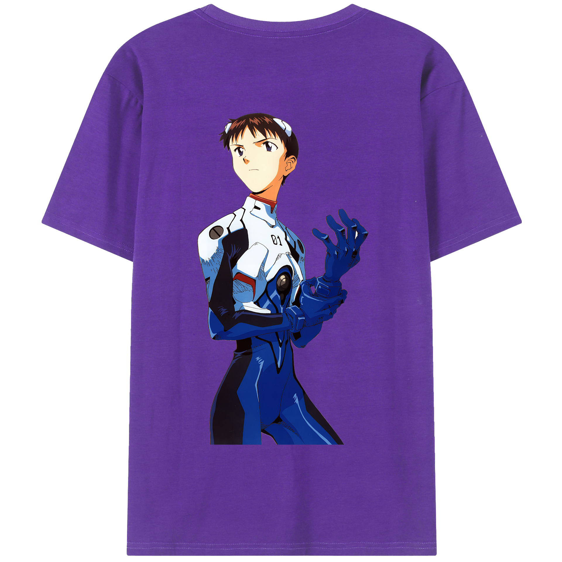 （画像用） EVA 新世紀エヴァンゲリオン 綿100％半袖Tシャツ（背面プリント）