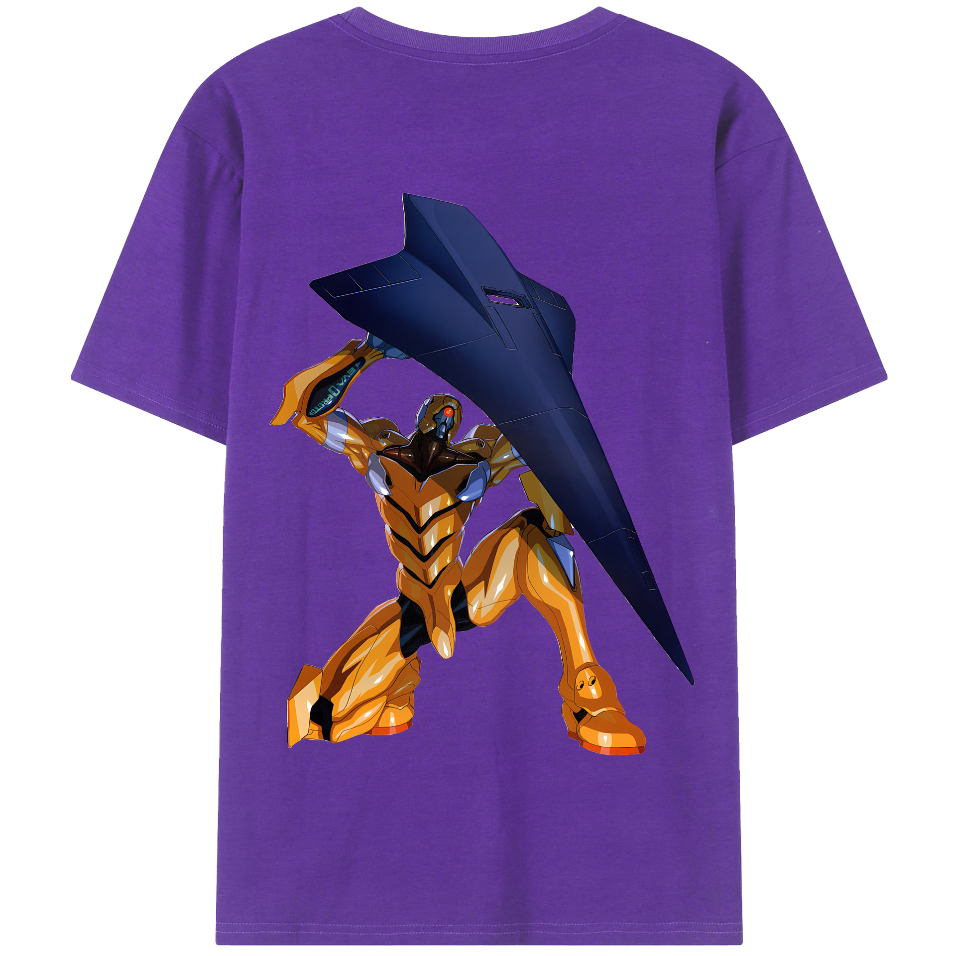 （画像用） EVA 新世紀エヴァンゲリオン 綿100％半袖Tシャツ（背面プリント）