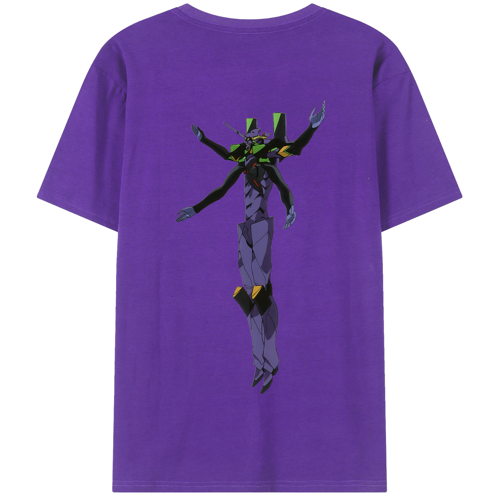 （画像用） EVA 新世紀エヴァンゲリオン 綿100％半袖Tシャツ（背面プリント）