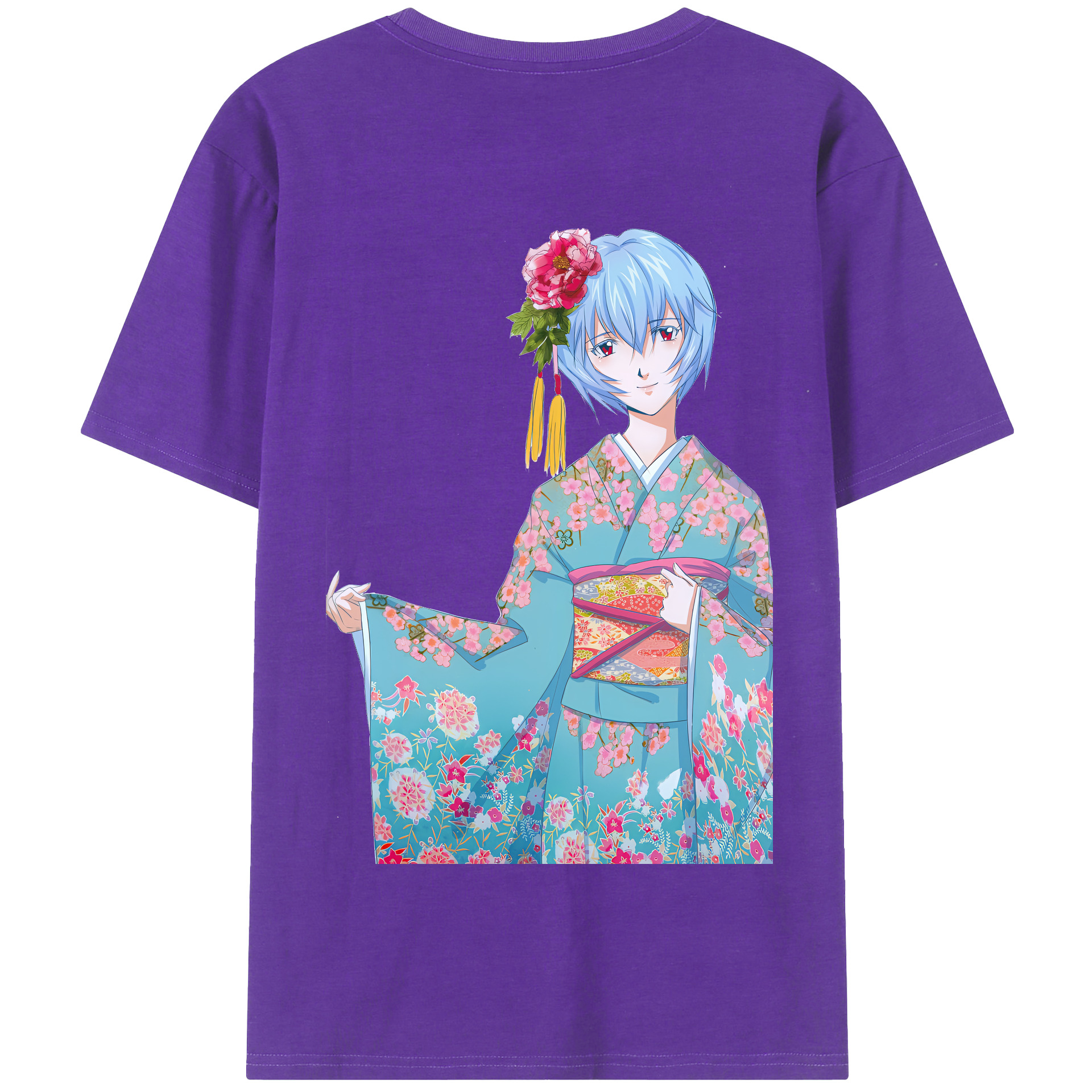 （画像用） EVA 新世紀エヴァンゲリオン 綿100％半袖Tシャツ（背面プリント）